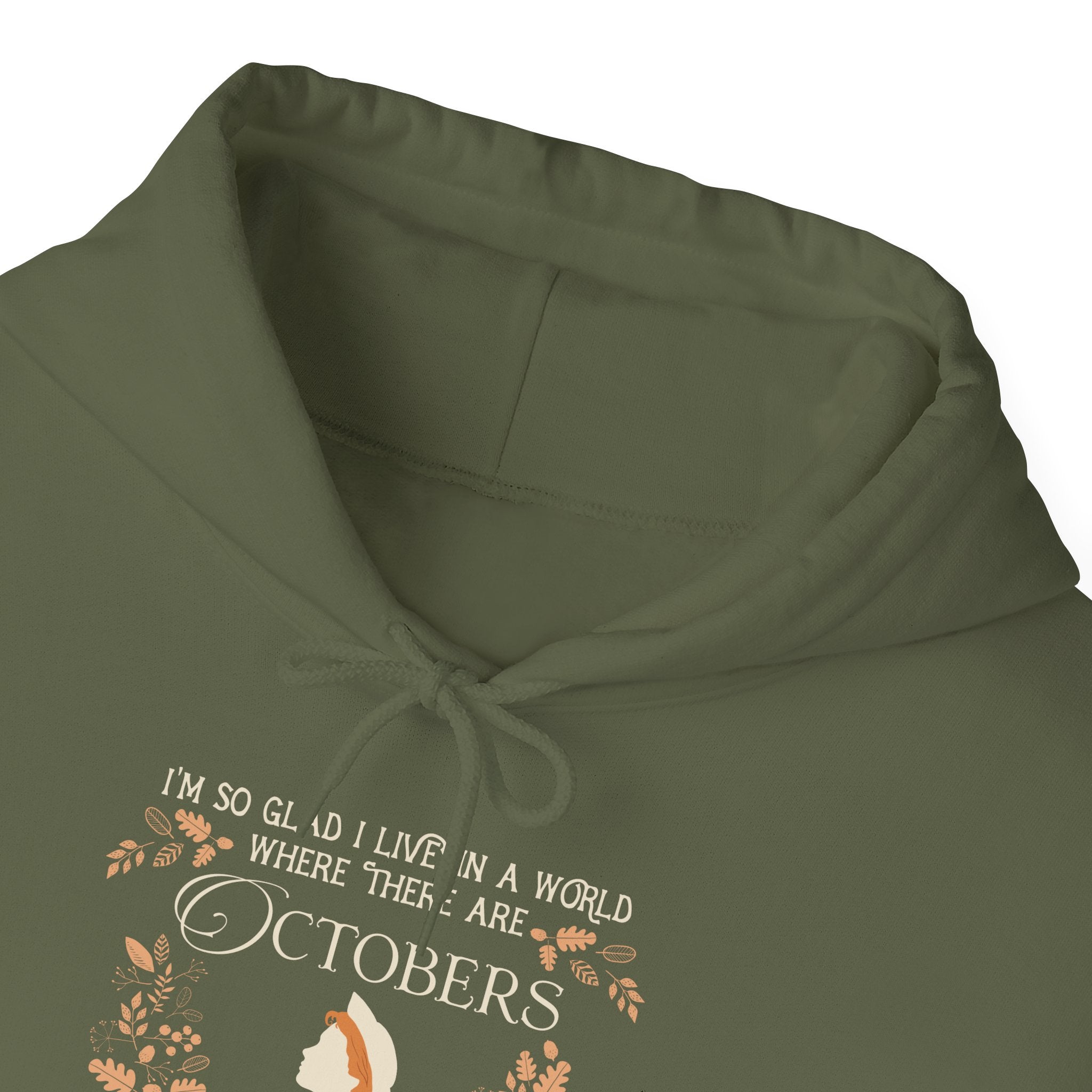 Anne Crest October Quote Hoodie