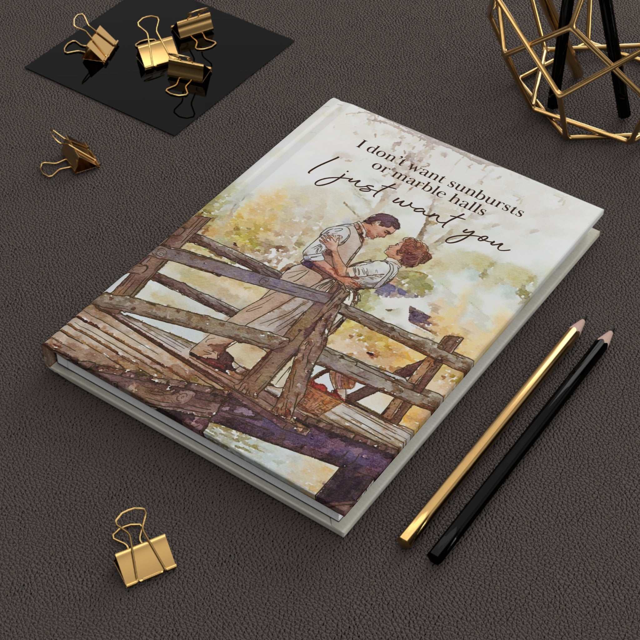 Marble Halls Hardcover Journal