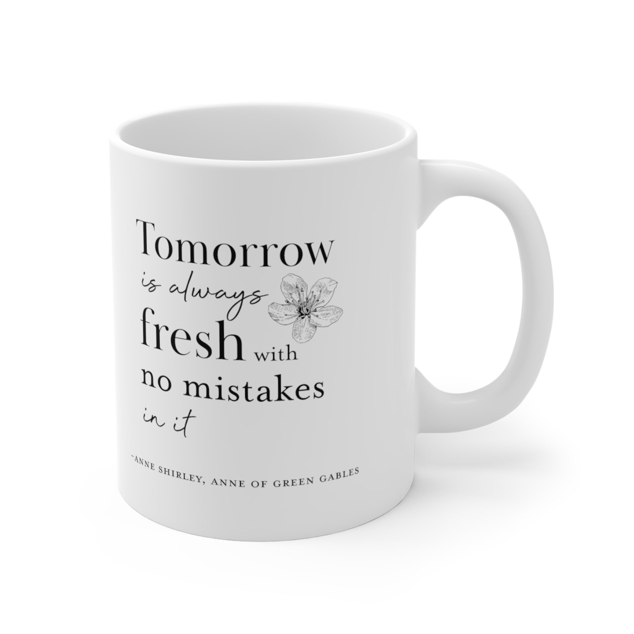 "Tomorrow Is Always Fresh" Mug