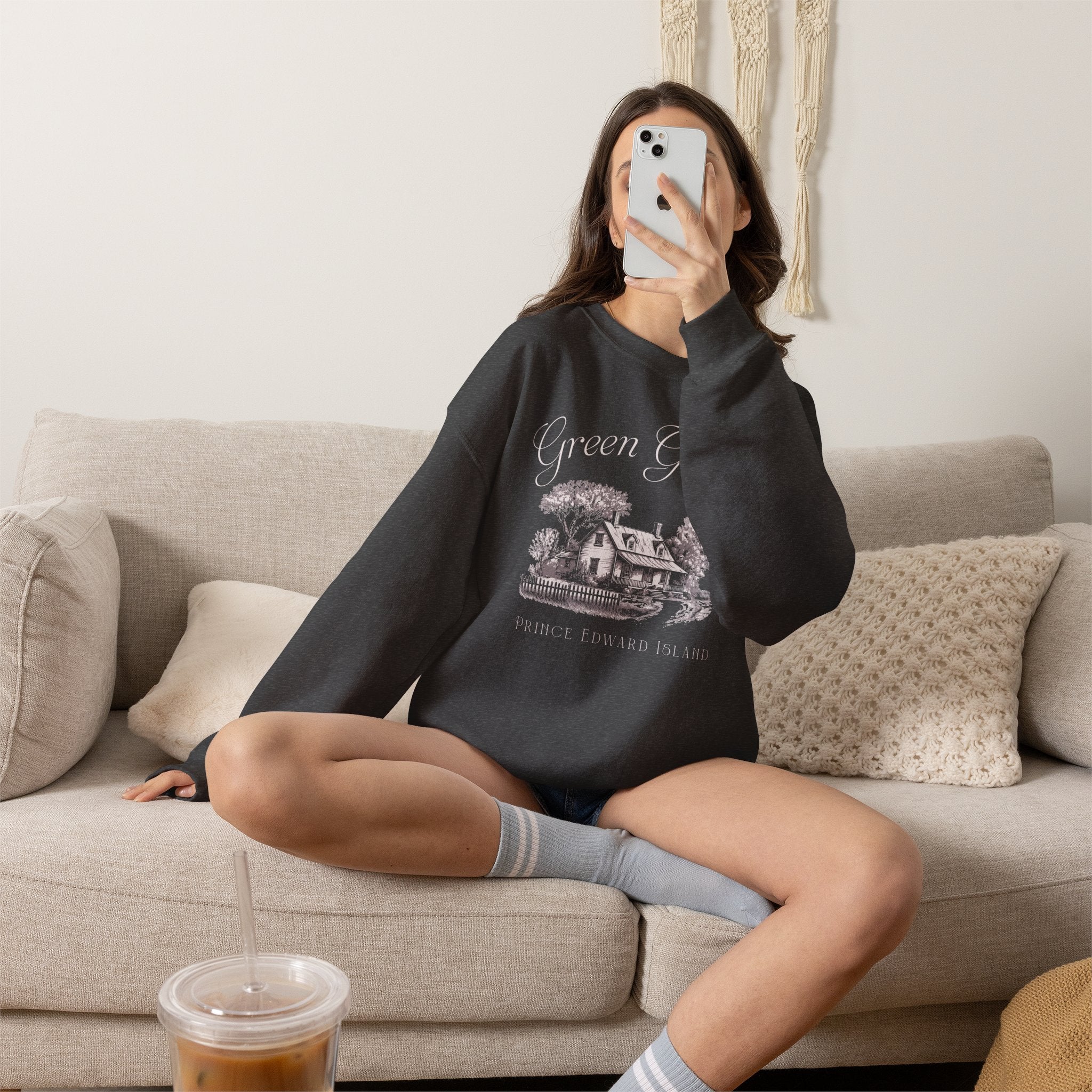 Vintage Green Gables Illustration Exclusive Sweatshirt