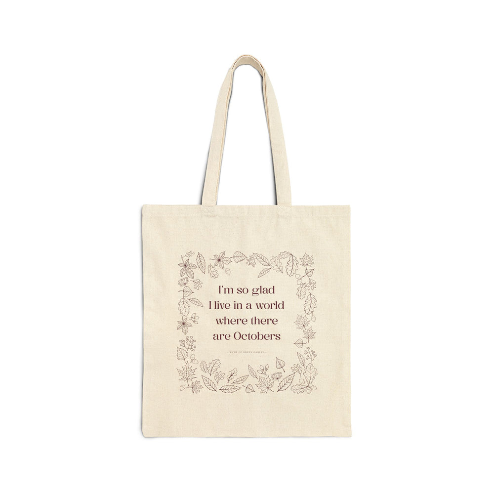October Quote Tote Bag