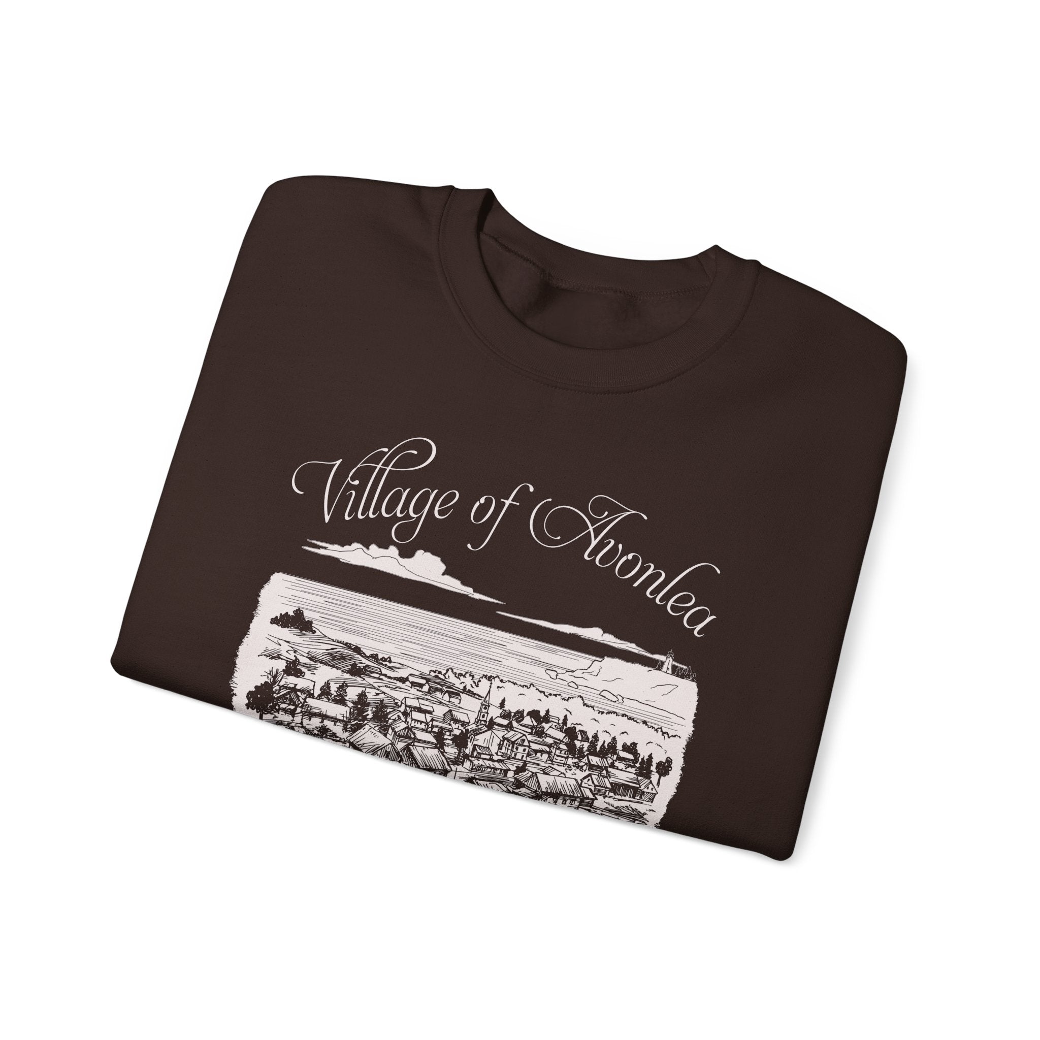 Vintage Village of Avonlea Illustration Sweatshirt