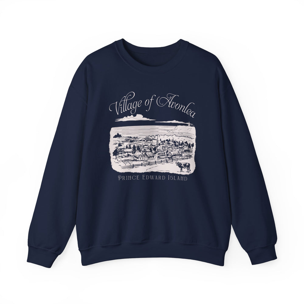 Vintage Village of Avonlea Illustration Sweatshirt
