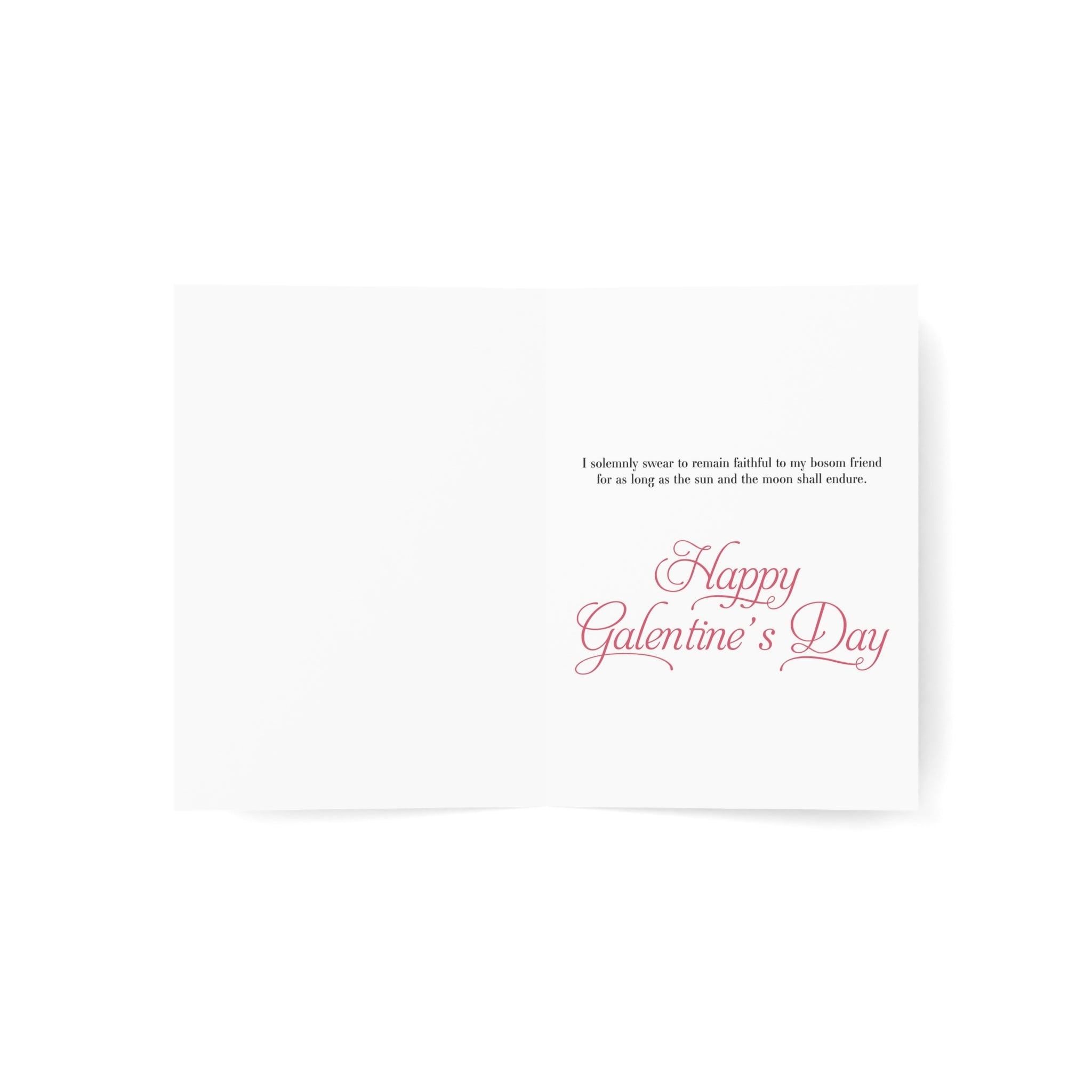 Bosom Friends Forever Galentine's Card