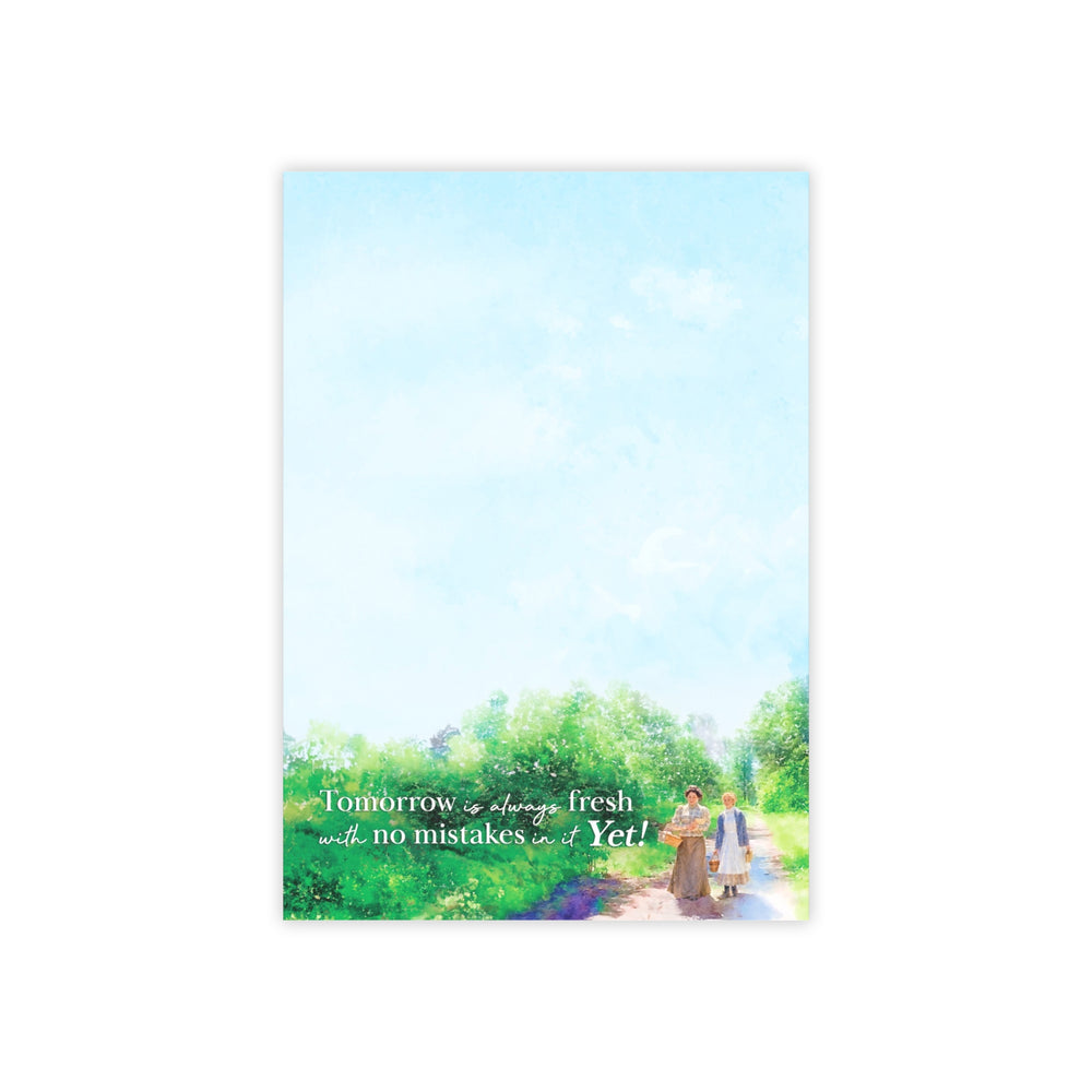 Tomorrow Is Always Fresh Watercolor Notepad