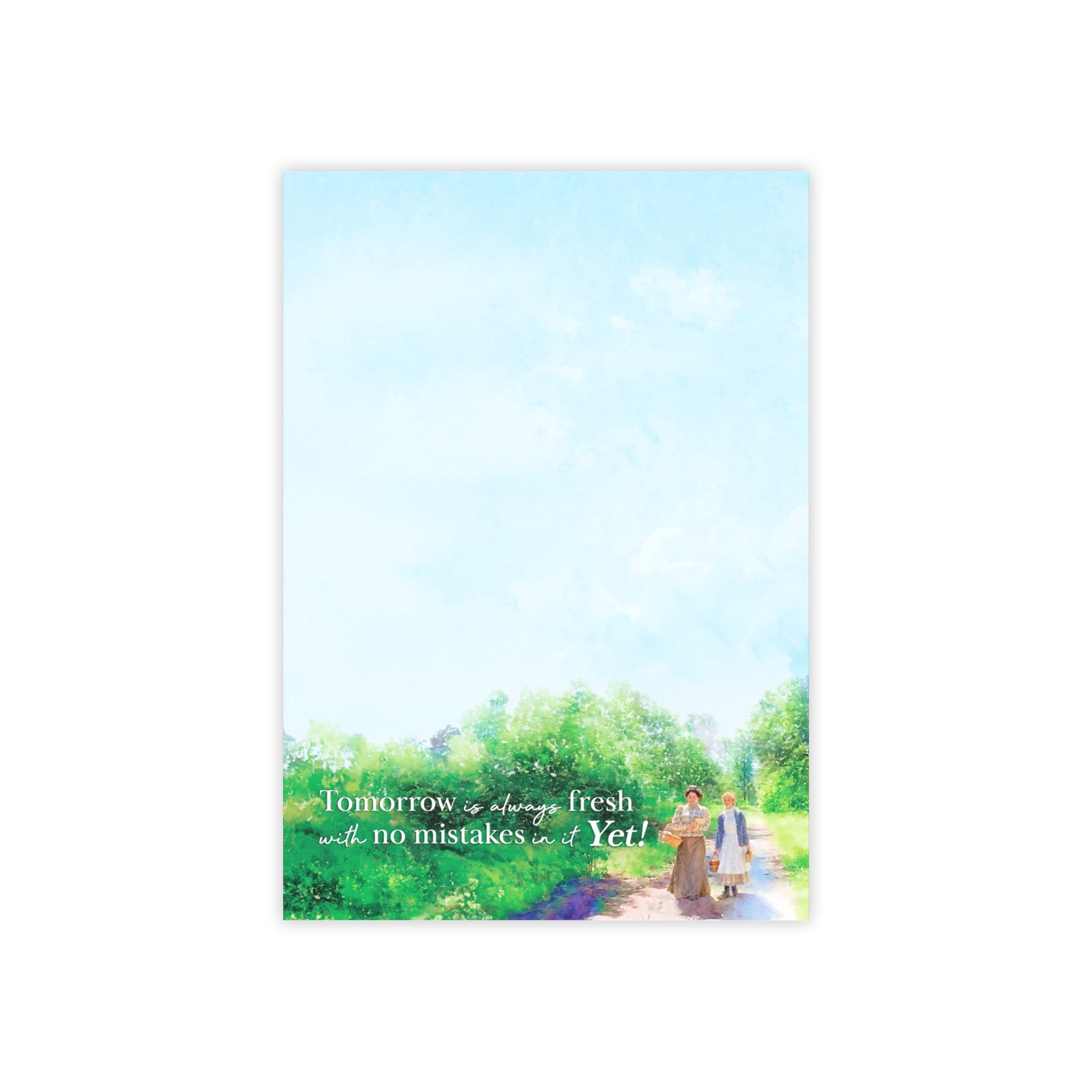 Tomorrow Is Always Fresh Watercolor Notepad