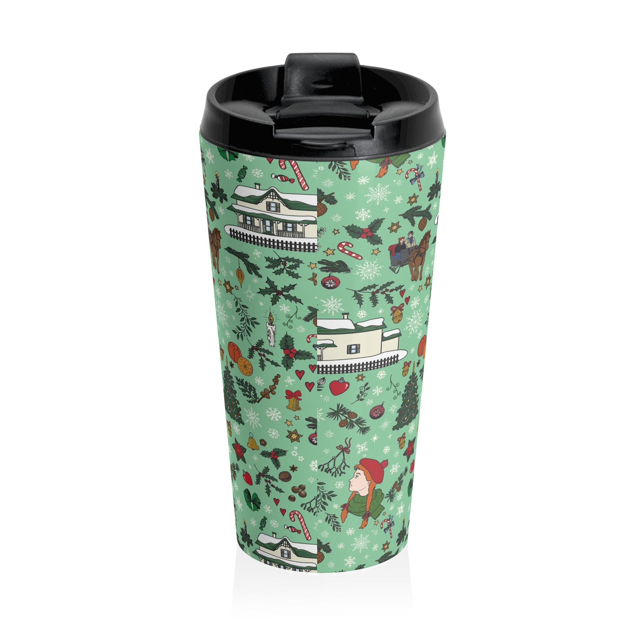 Spirit for the Imagination Mint Stainless Steel Travel Mug