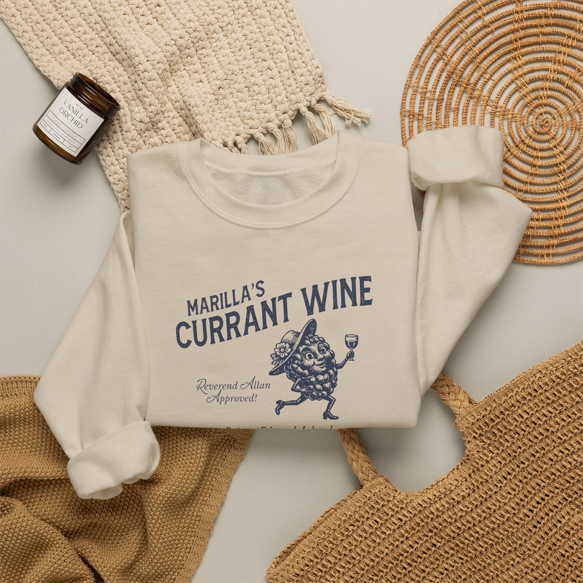 Marilla's Currant Wine Sweatshirt