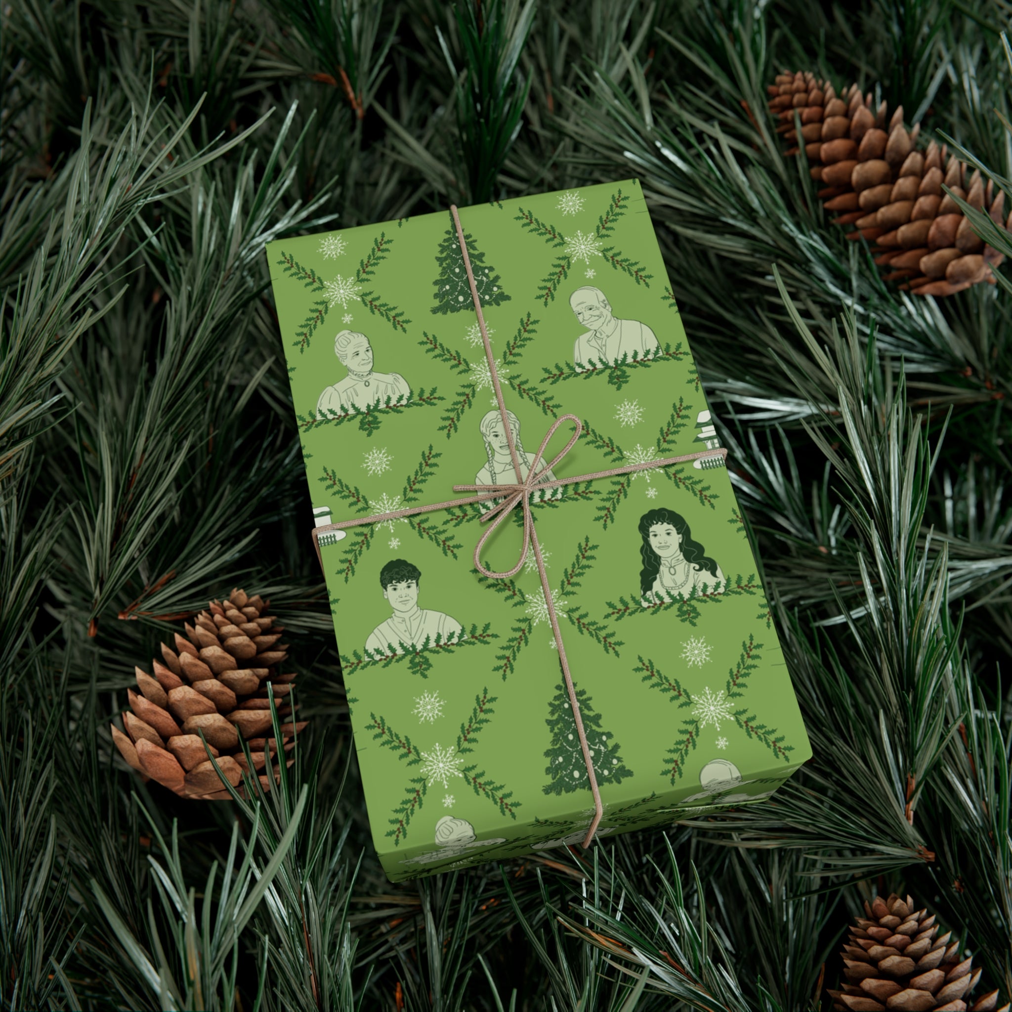 Anne of Green Gables Portrait Print Wrapping Paper