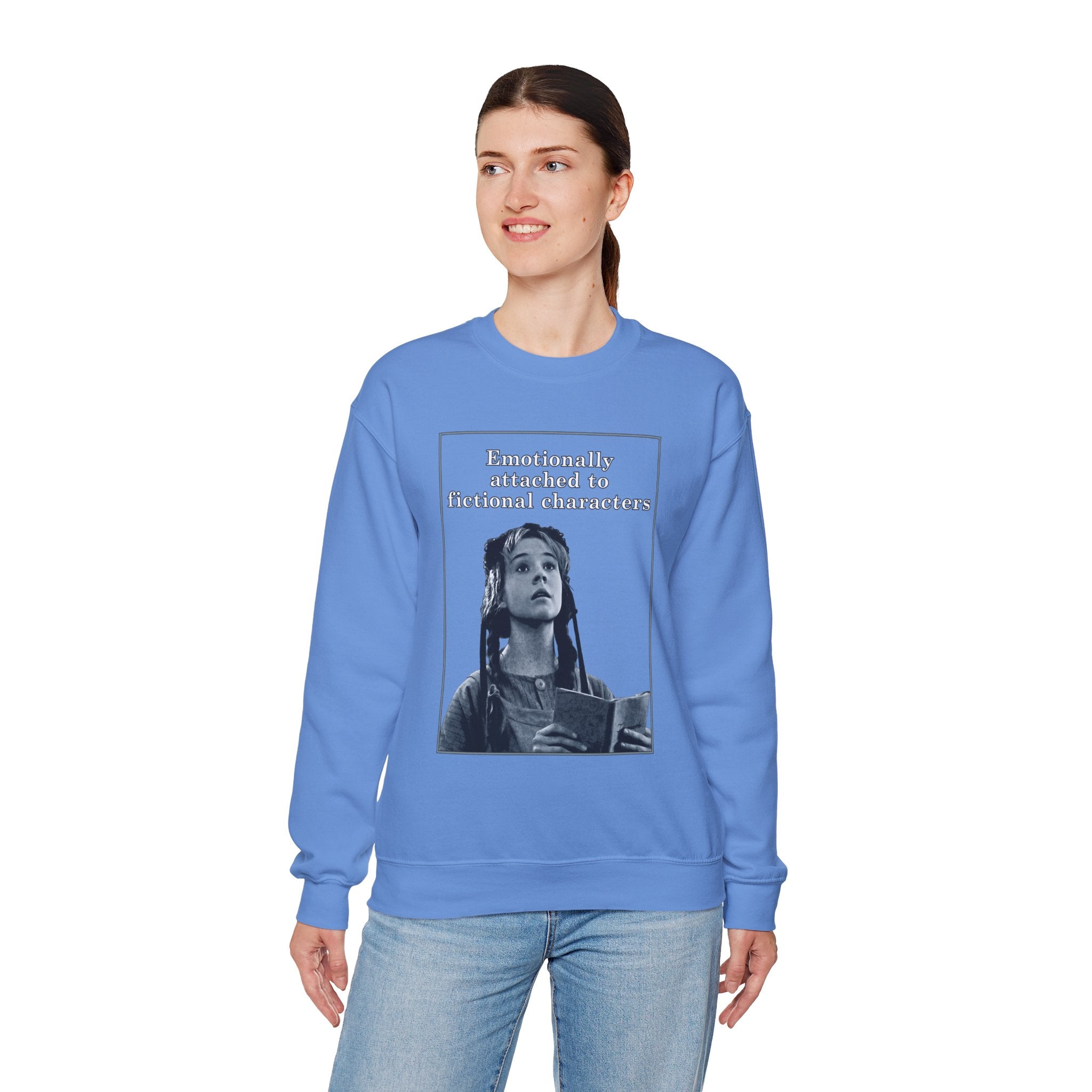 Emotionally Attached to Fictional Characters Sweatshirt