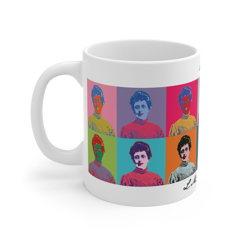 L.M. Montgomery 150 Years Pop Art Mug