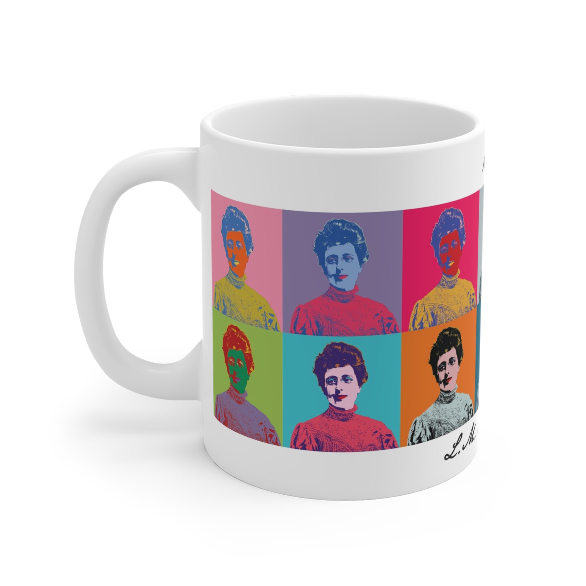 L.M. Montgomery 150 Years Pop Art Mug