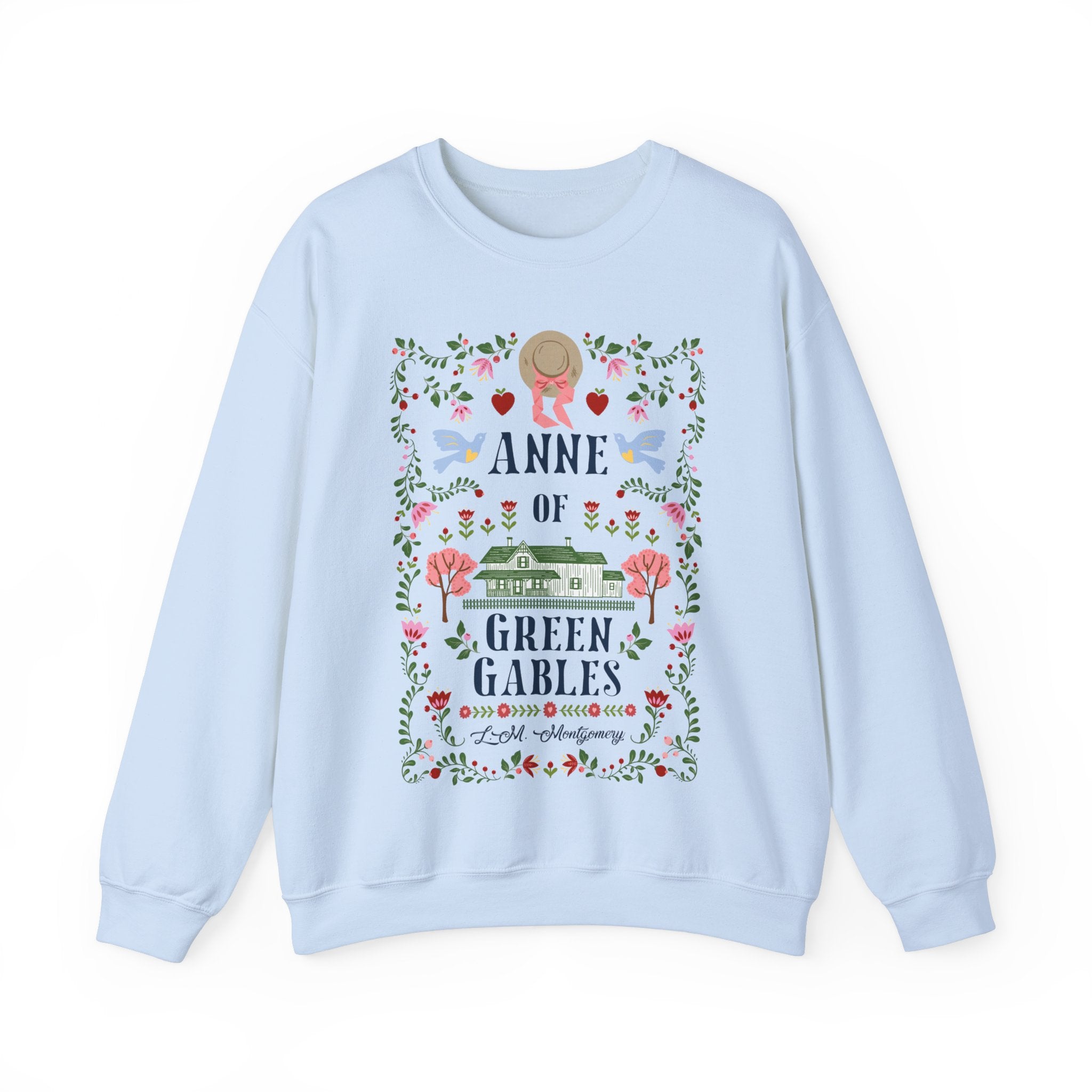 冬ギフト  Anne Sullivan At Shop – Sweatshirt Art Folk Gables Green of トップス