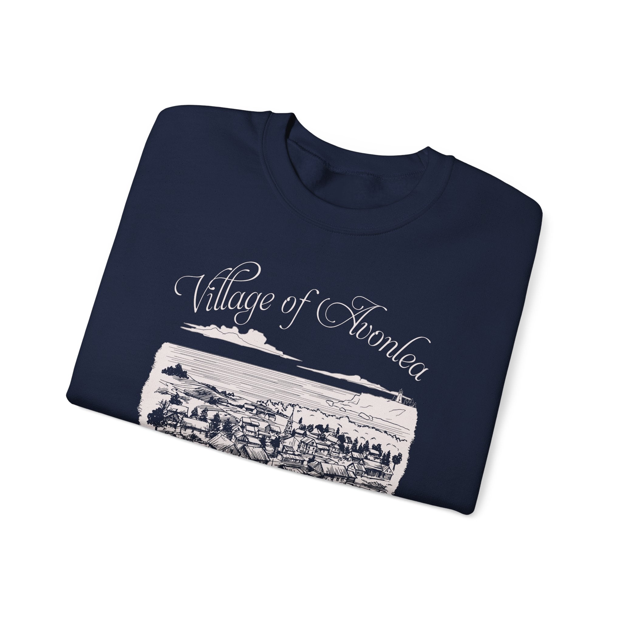 Vintage Village of Avonlea Illustration Sweatshirt
