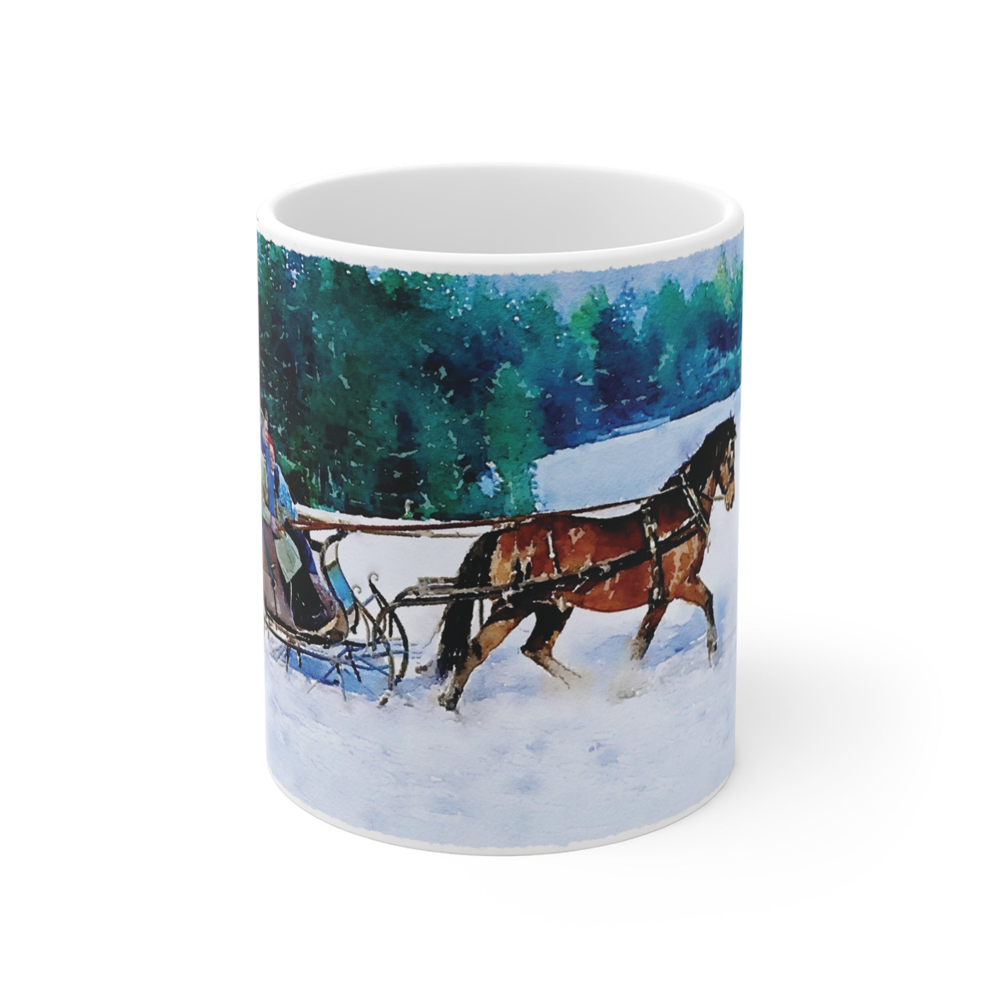 Morning Sleigh Ride Mug