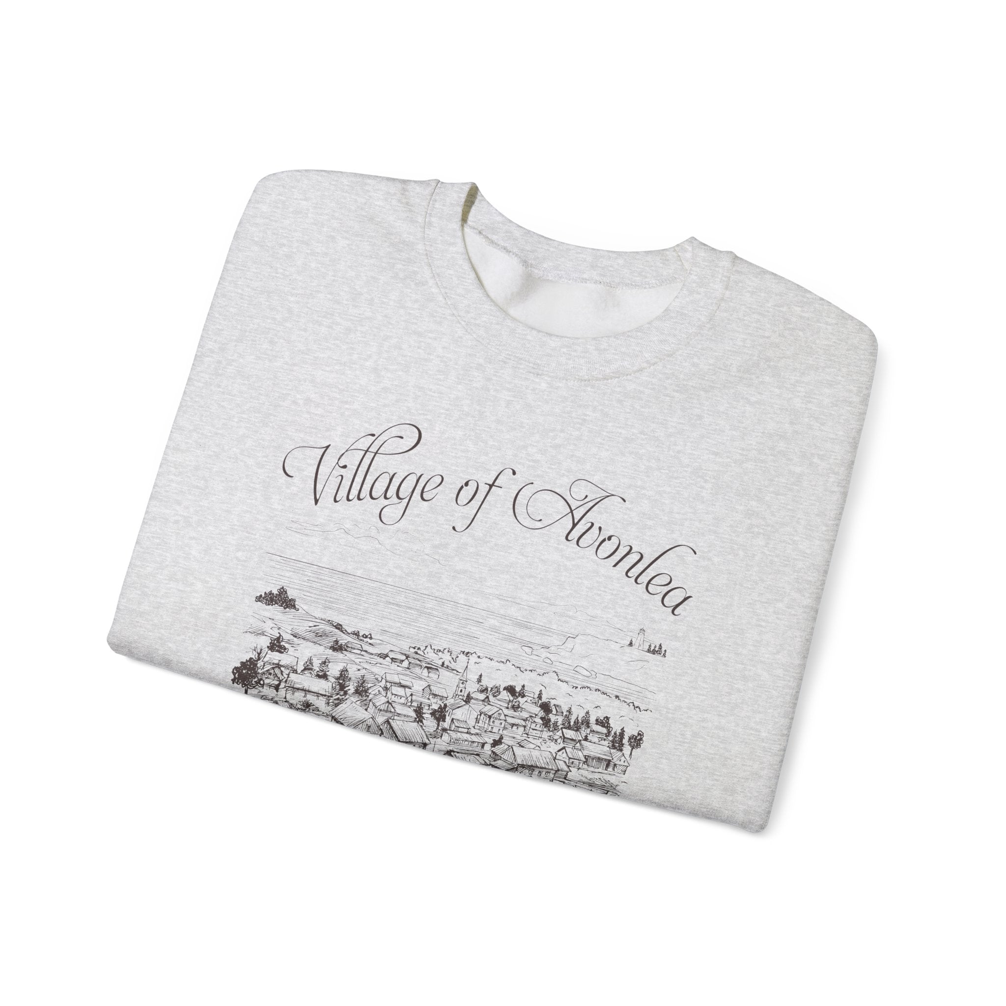 Vintage Village of Avonlea Illustration Sweatshirt