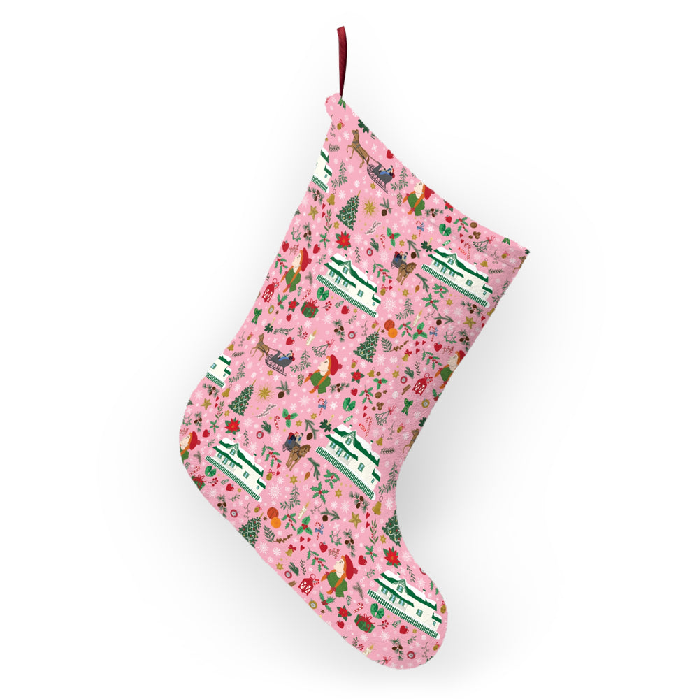 Anne of Green Gables Pink Christmas Stocking
