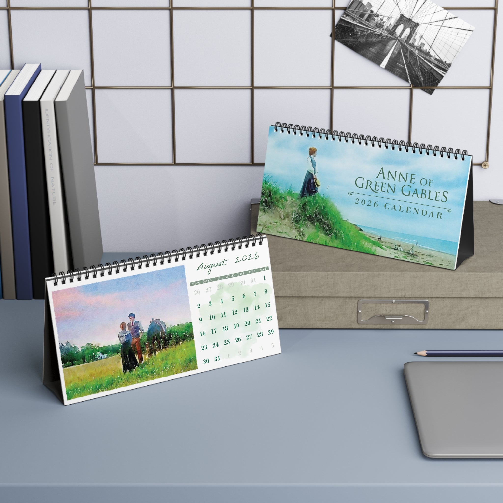 Anne of Green Gables Watercolor 2026 Desktop Calendar