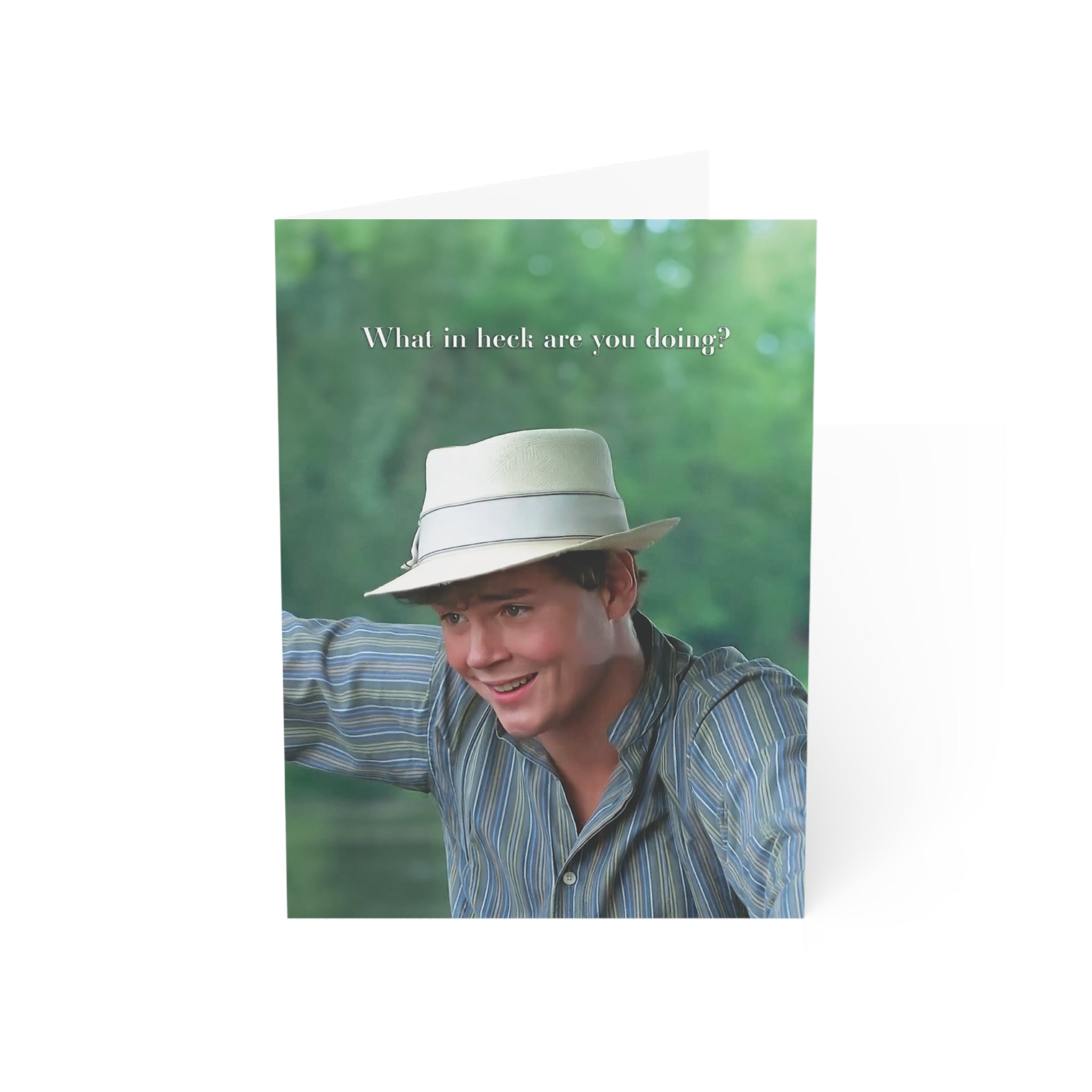 Fishing for Lake Trout Birthday Card
