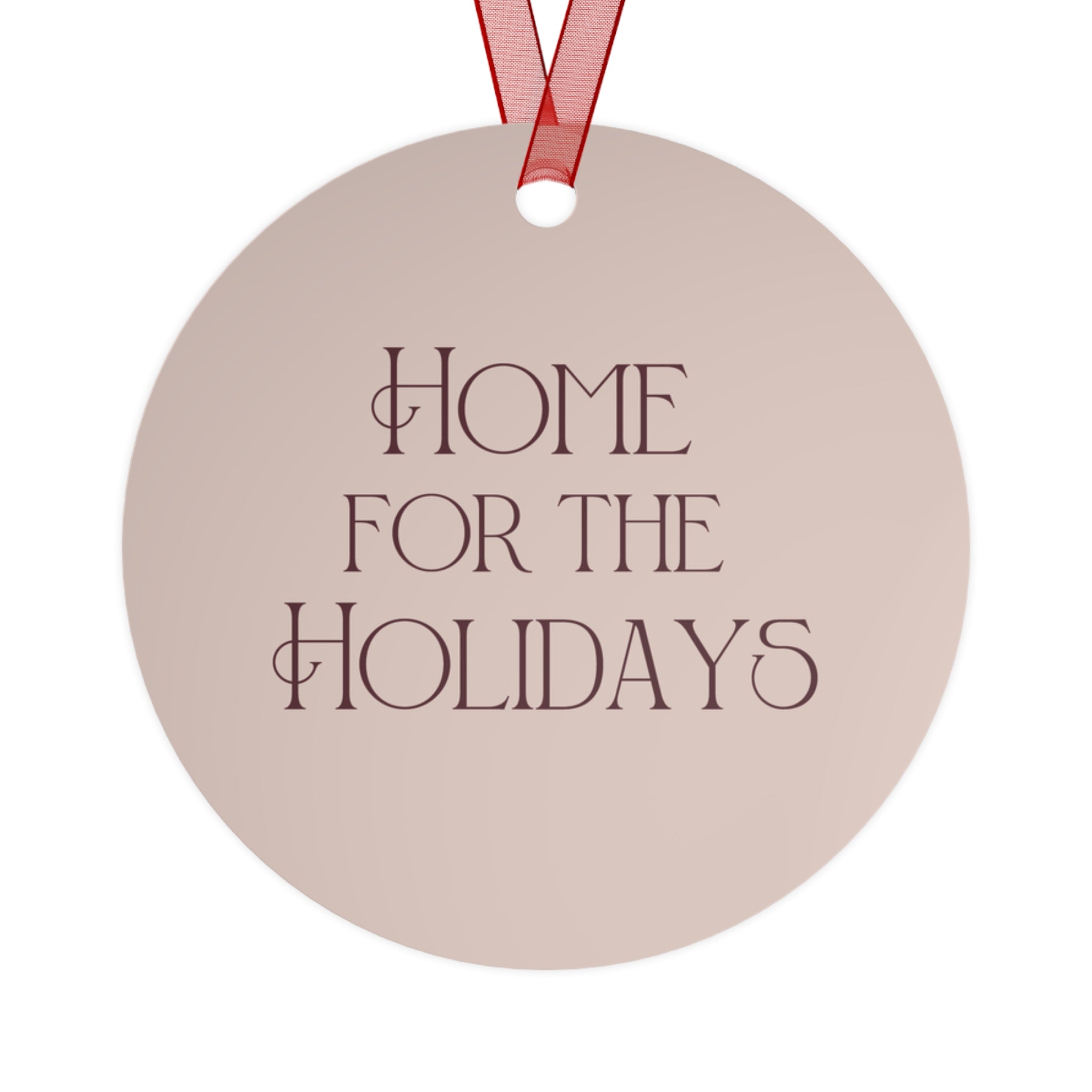Green Gables Home for the Holidays Metal Ornament