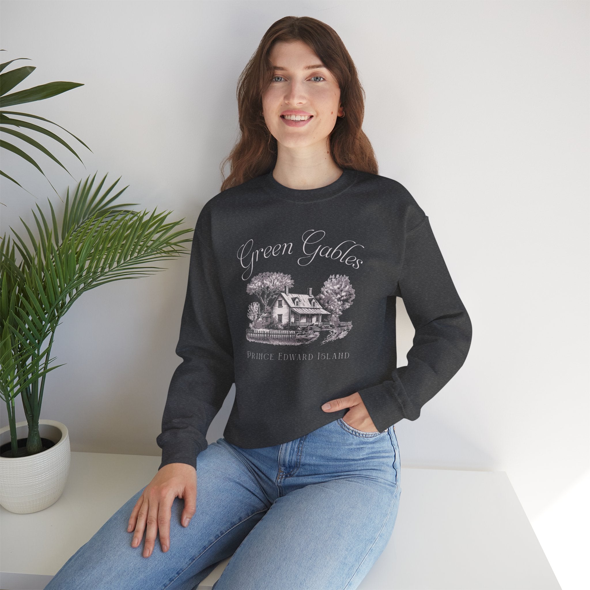 Vintage Green Gables Illustration Exclusive Sweatshirt