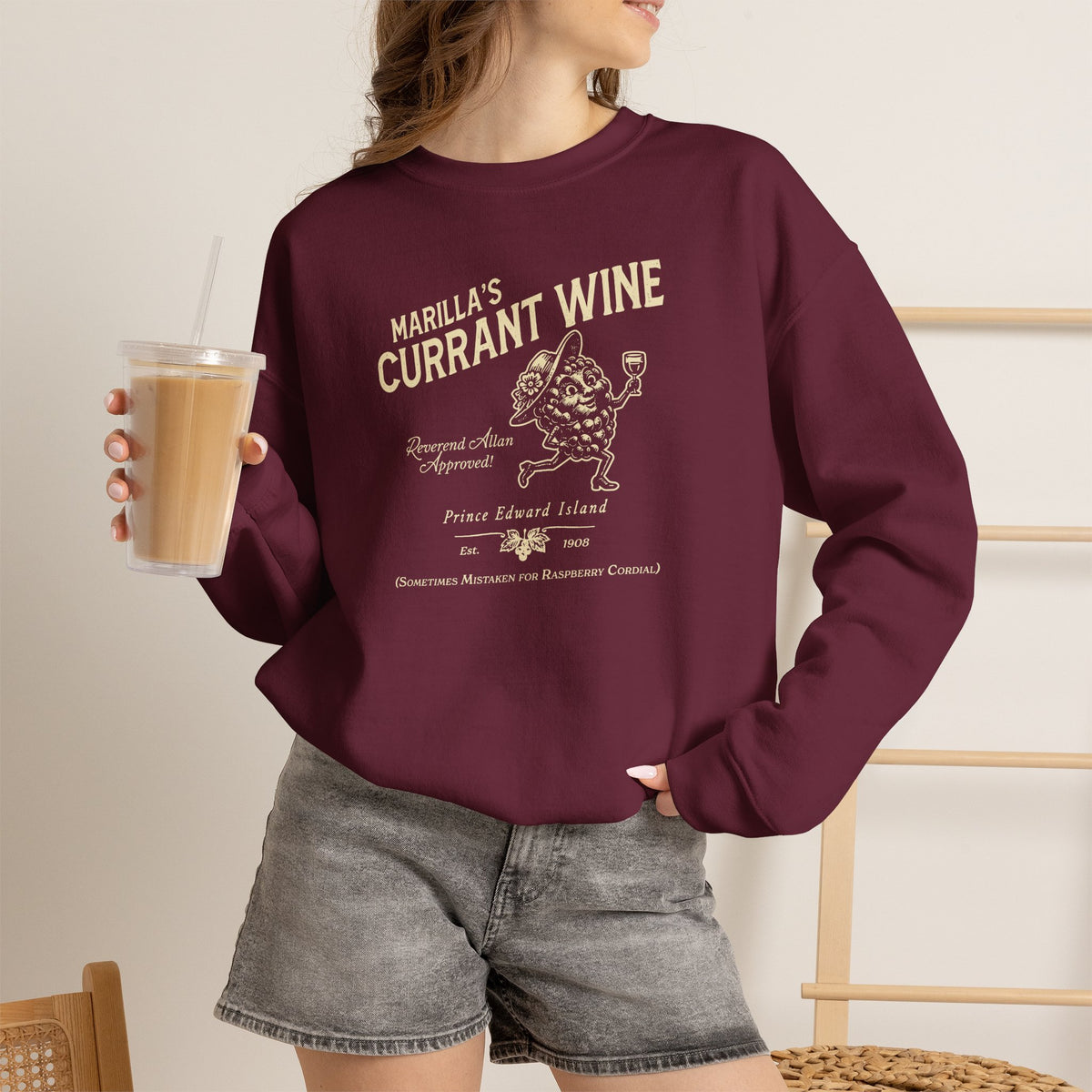 Marilla's Currant Wine Sweatshirt