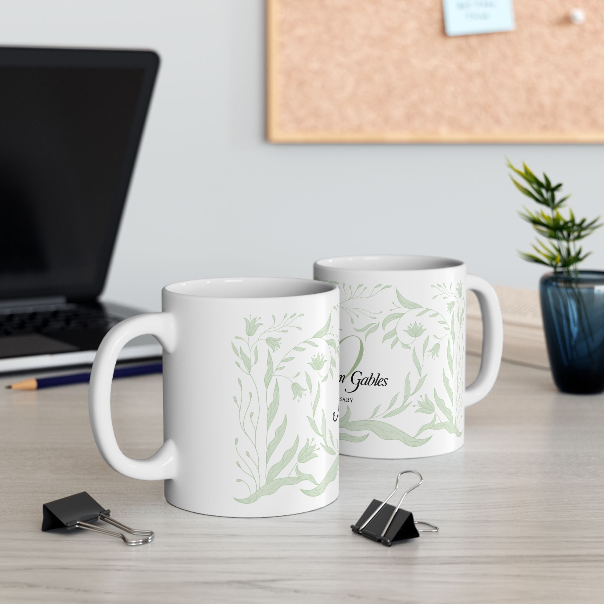 Anne of Green Gables 40th Anniversary White Mug