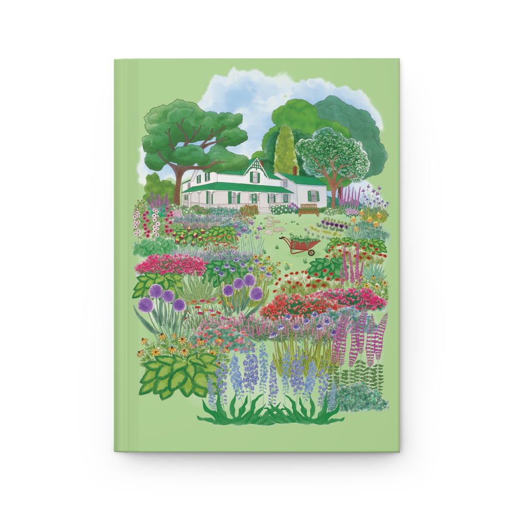 Green Gables Blooming Garden Hardcover Notebook