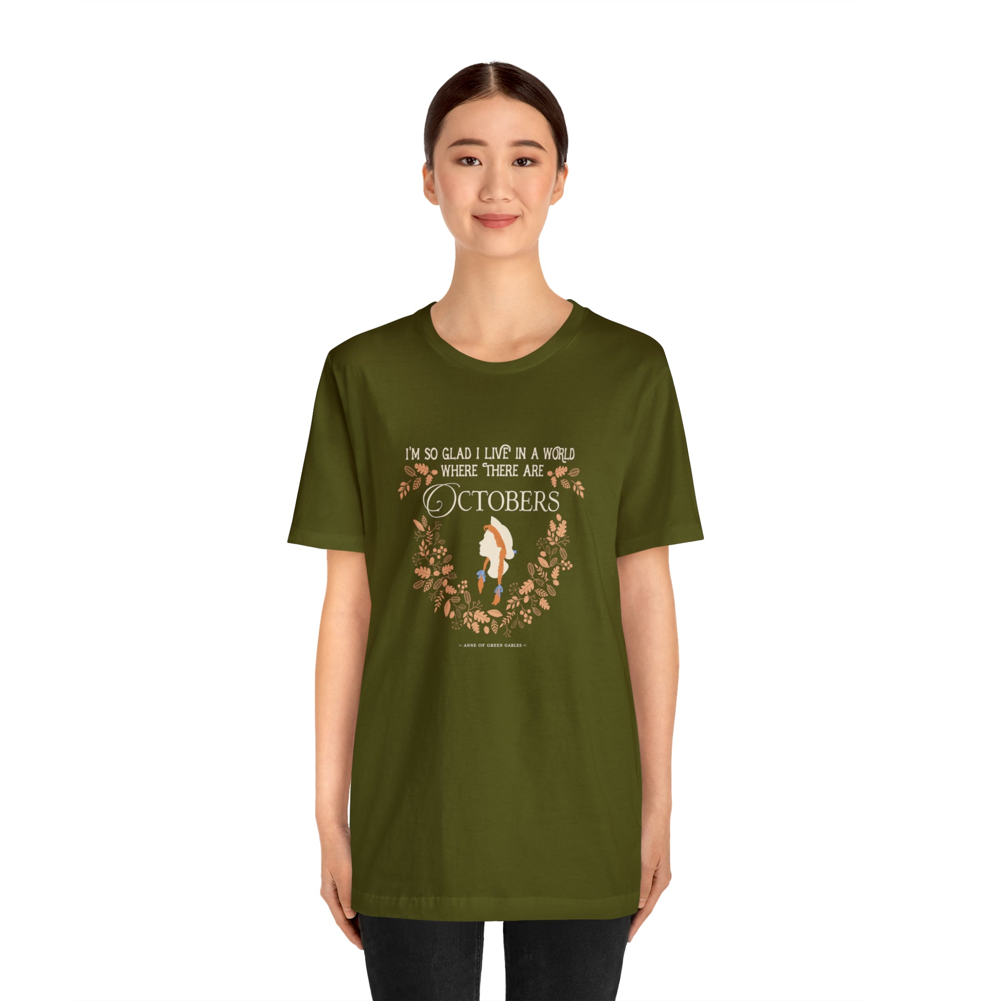 Anne Crest October Quote T-shirt