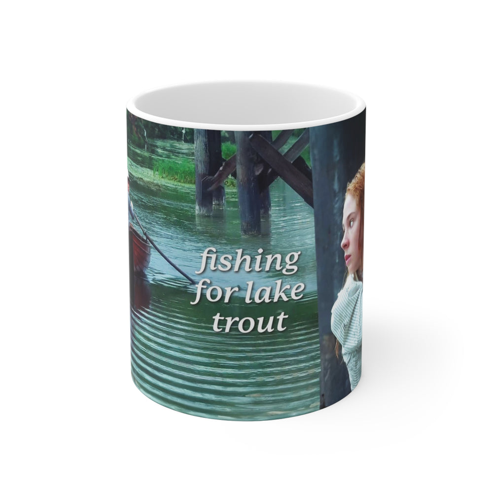 Fishing for Lake Trout Mug