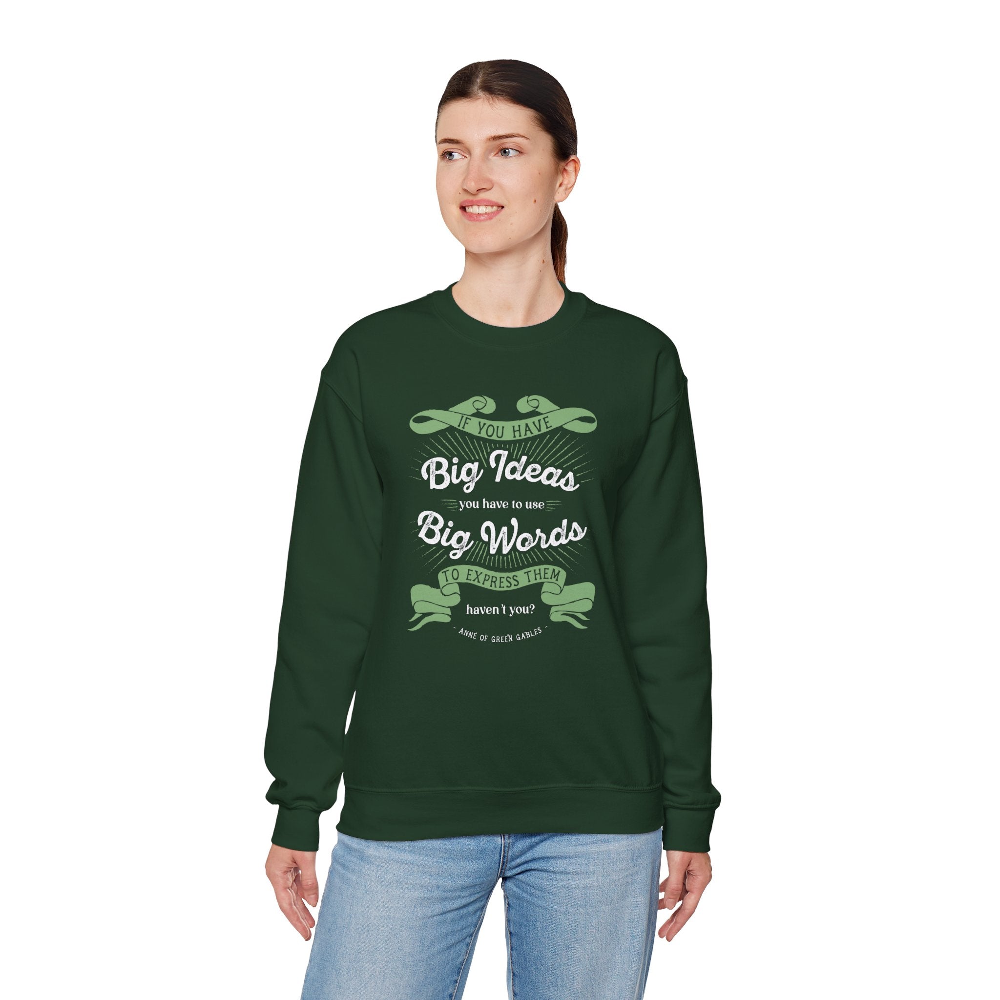 Big Ideas Big Words Graphic Sweatshirt