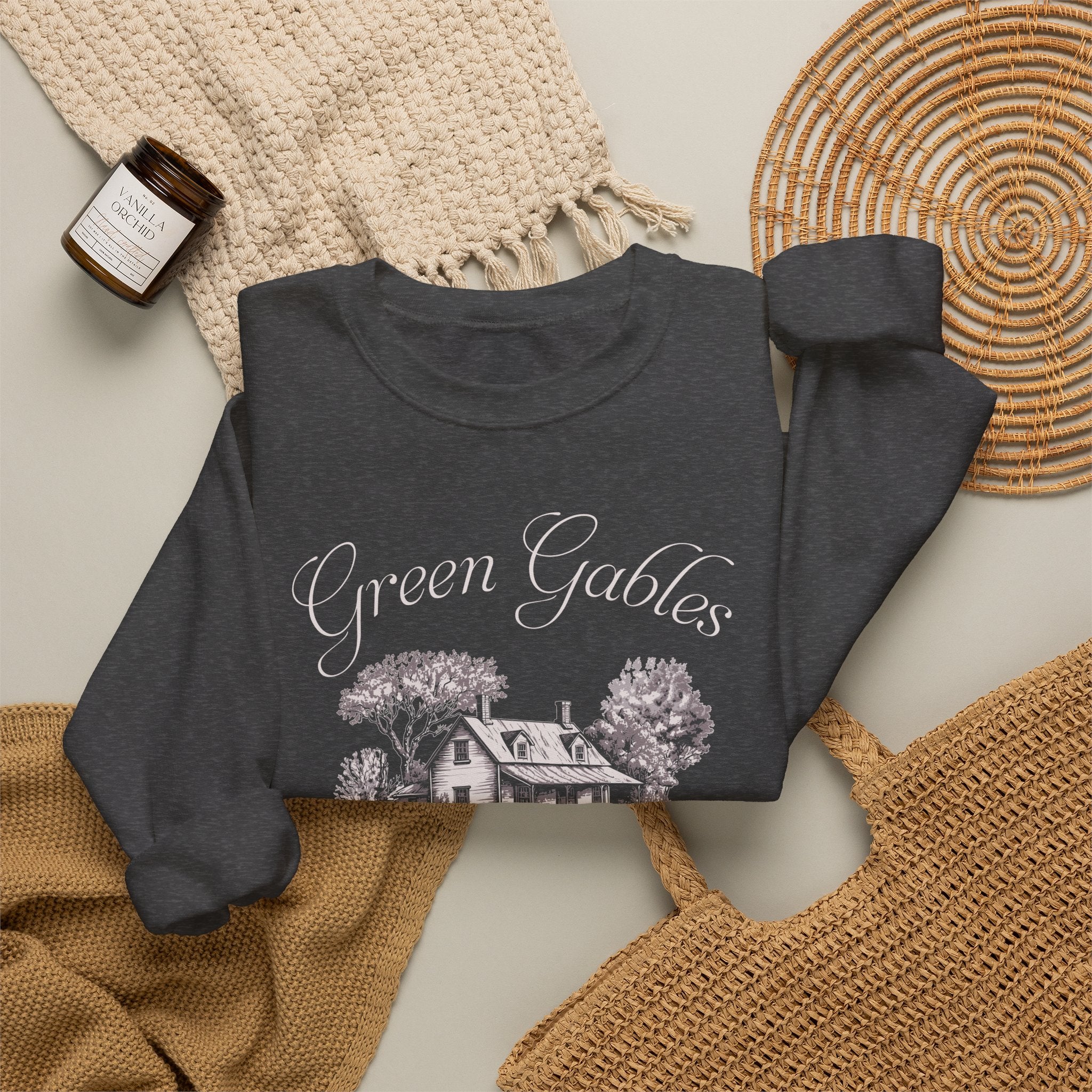 Vintage Green Gables Illustration Exclusive Sweatshirt