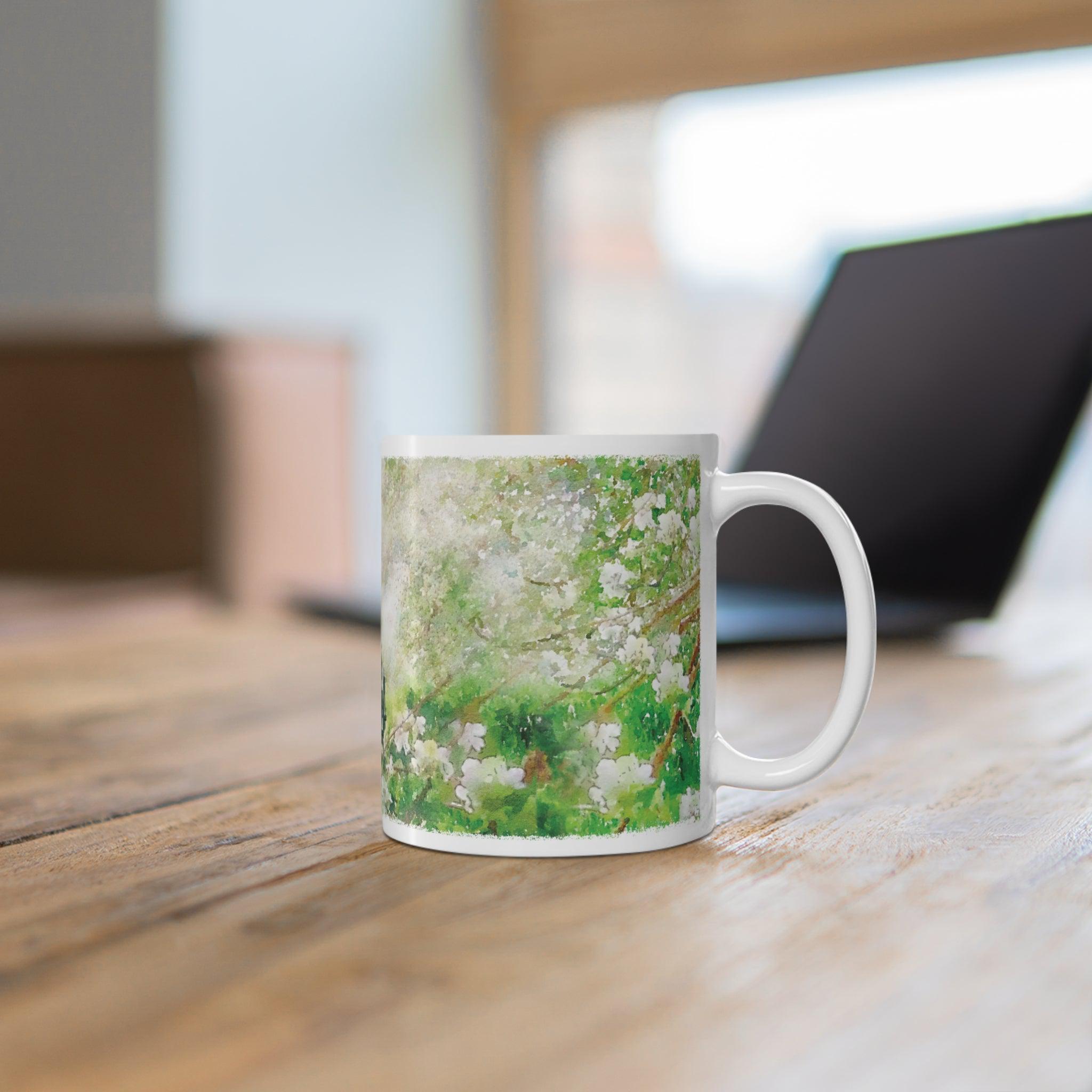 "White Way of Delight" Watercolor Mug