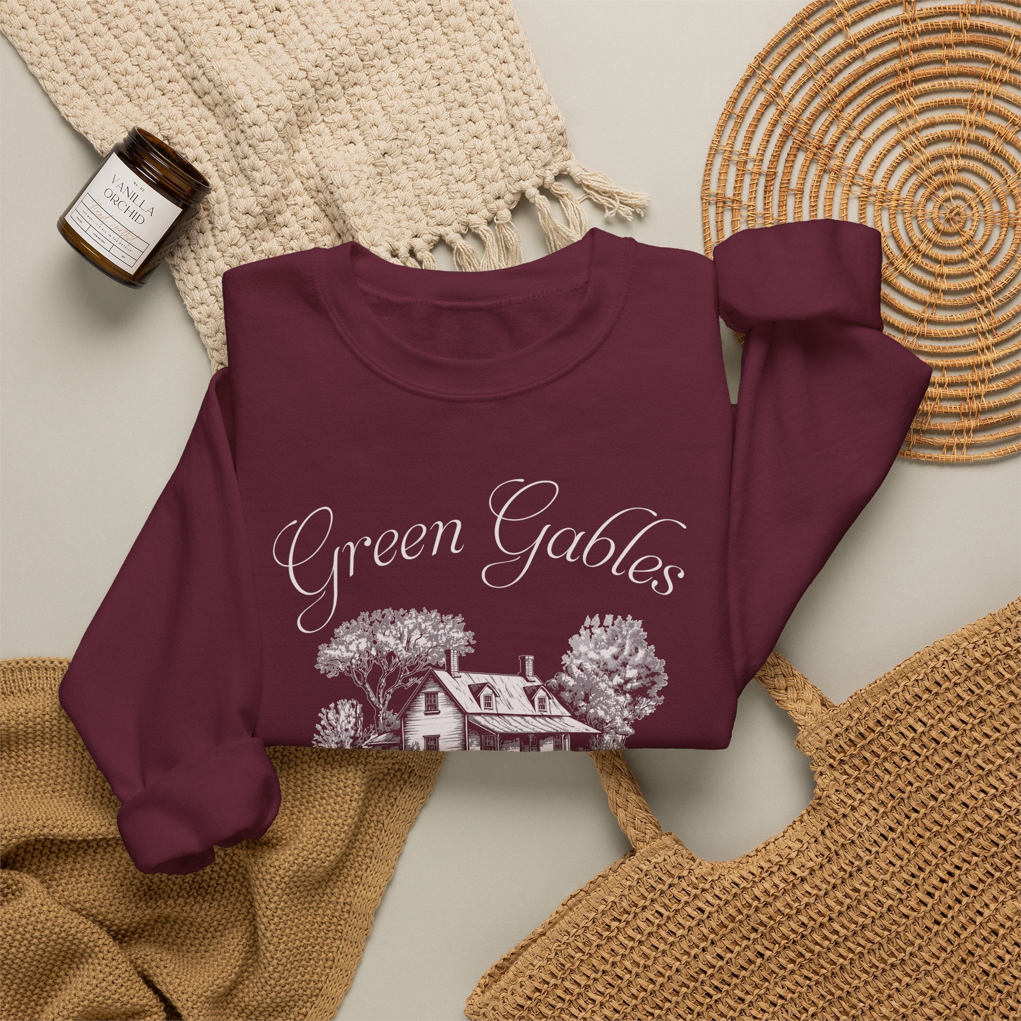 Vintage Green Gables Illustration Exclusive Sweatshirt