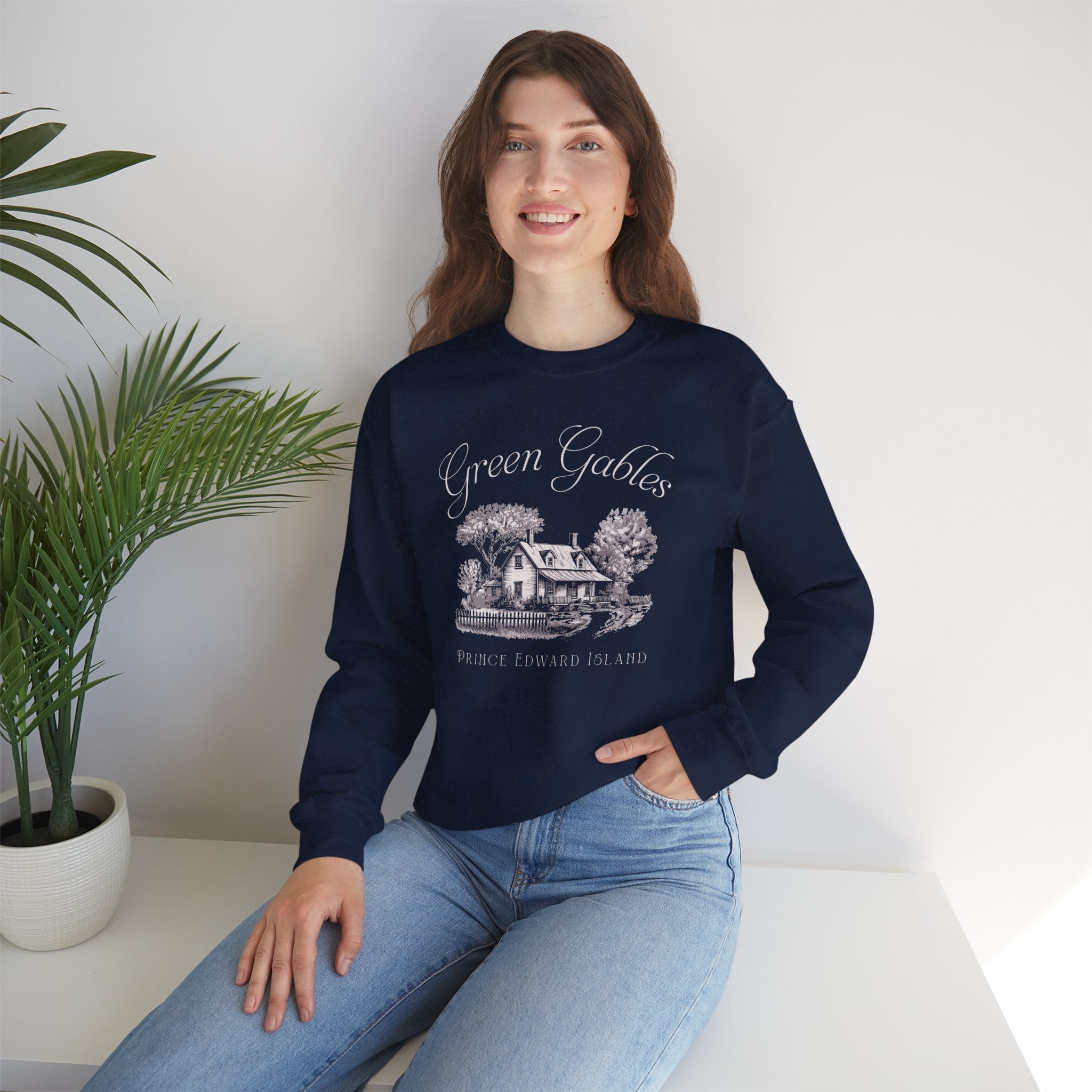 Vintage Green Gables Illustration Exclusive Sweatshirt