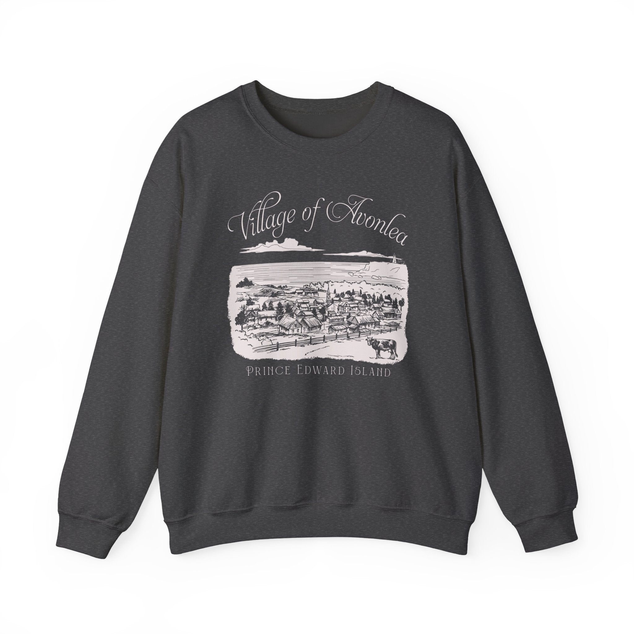 Vintage Village of Avonlea Illustration Sweatshirt