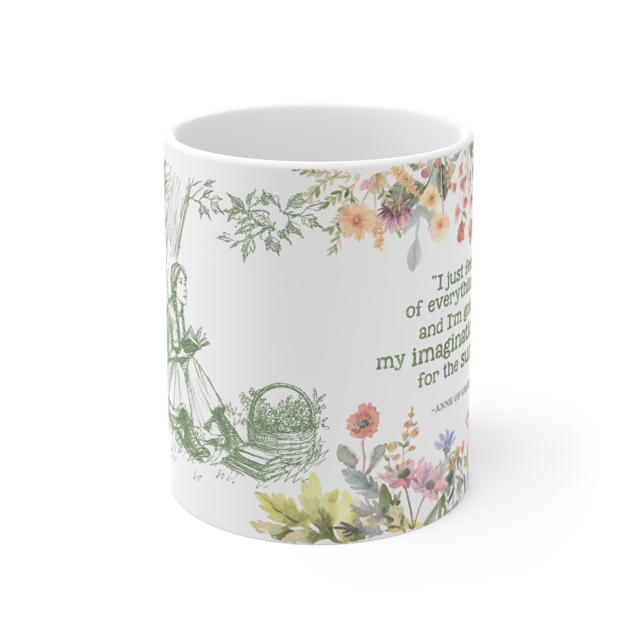 Anne of Green Gables Summer Quote Floral Mug
