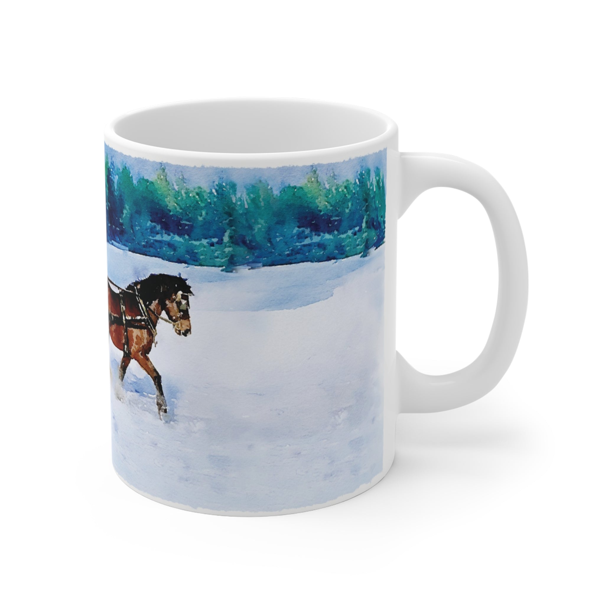 Morning Sleigh Ride Mug