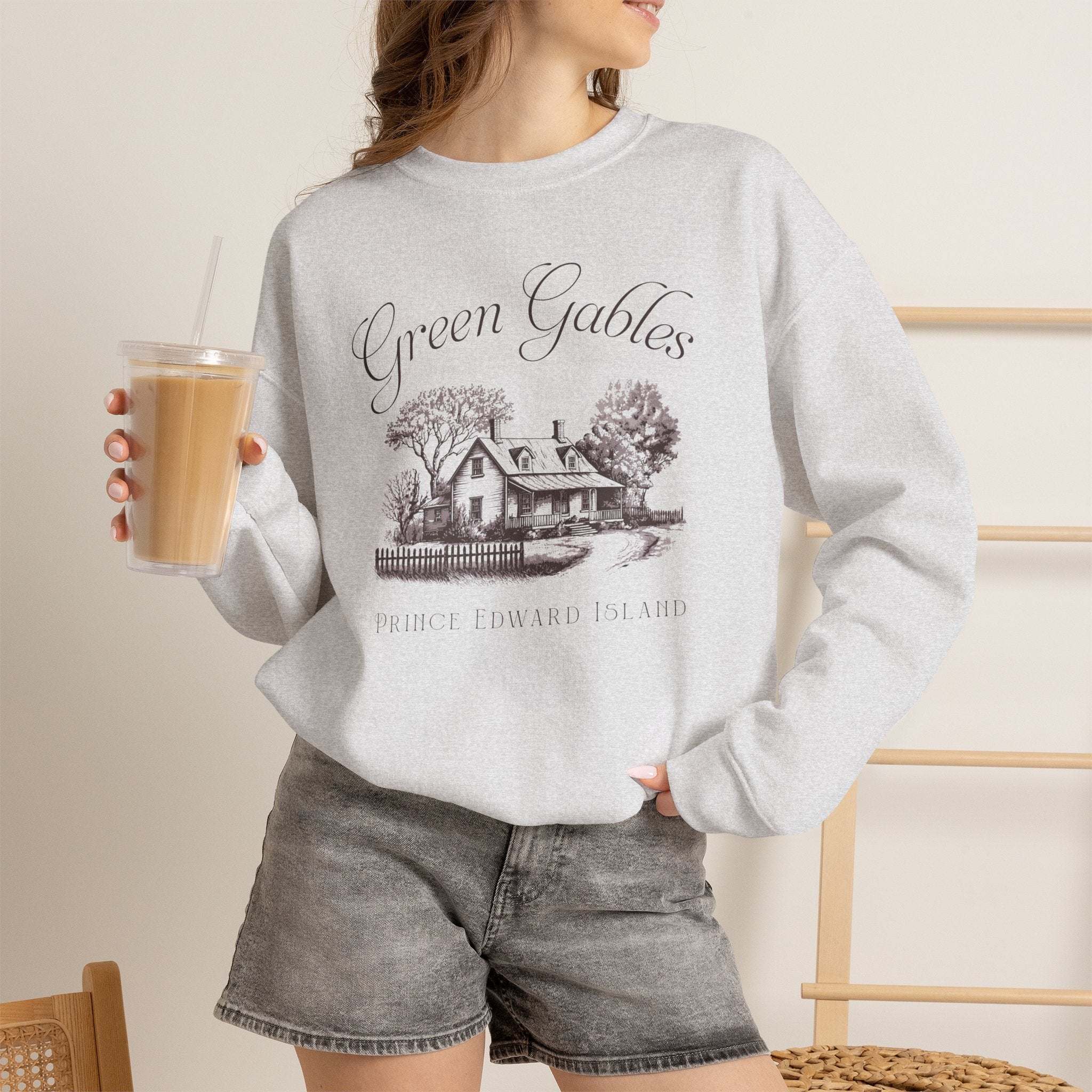 Vintage Green Gables Illustration Exclusive Sweatshirt