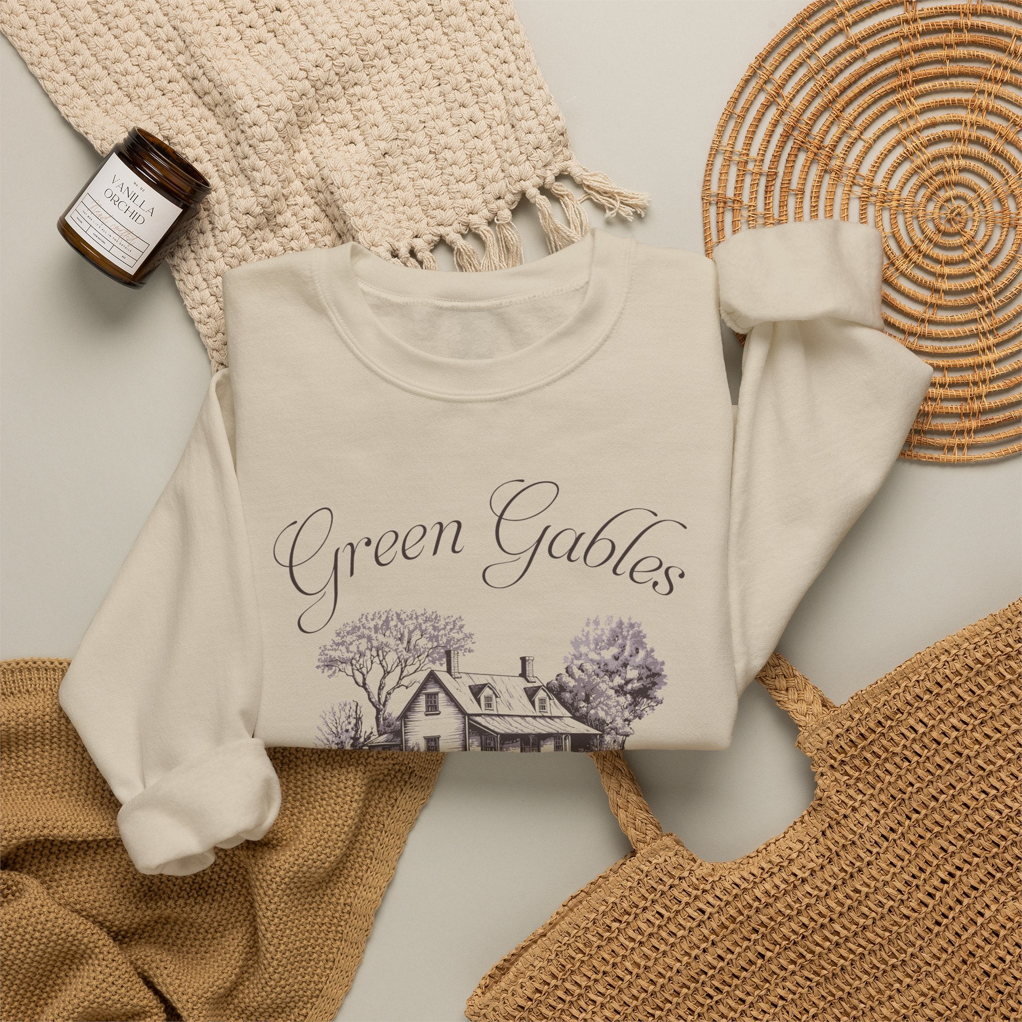 Vintage Green Gables Illustration Exclusive Sweatshirt