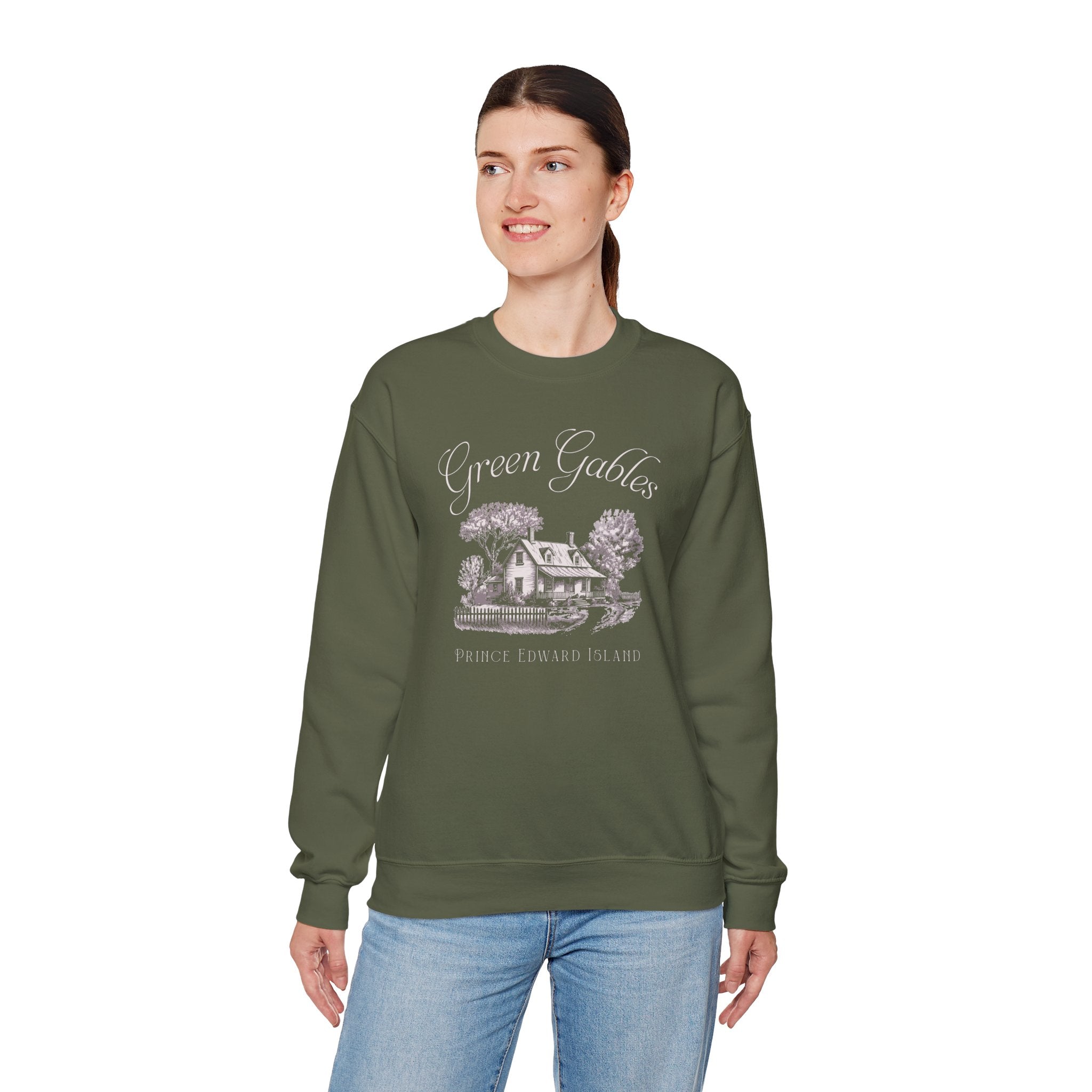 Vintage Green Gables Illustration Exclusive Sweatshirt