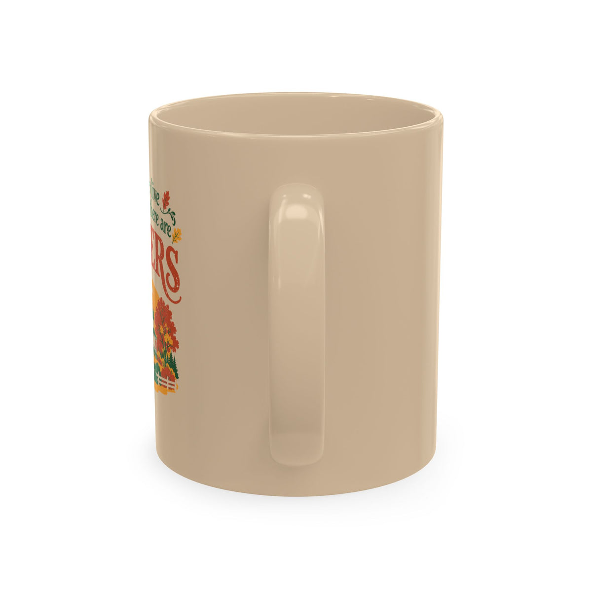 Vintage October Green Gables Ceramic Mug
