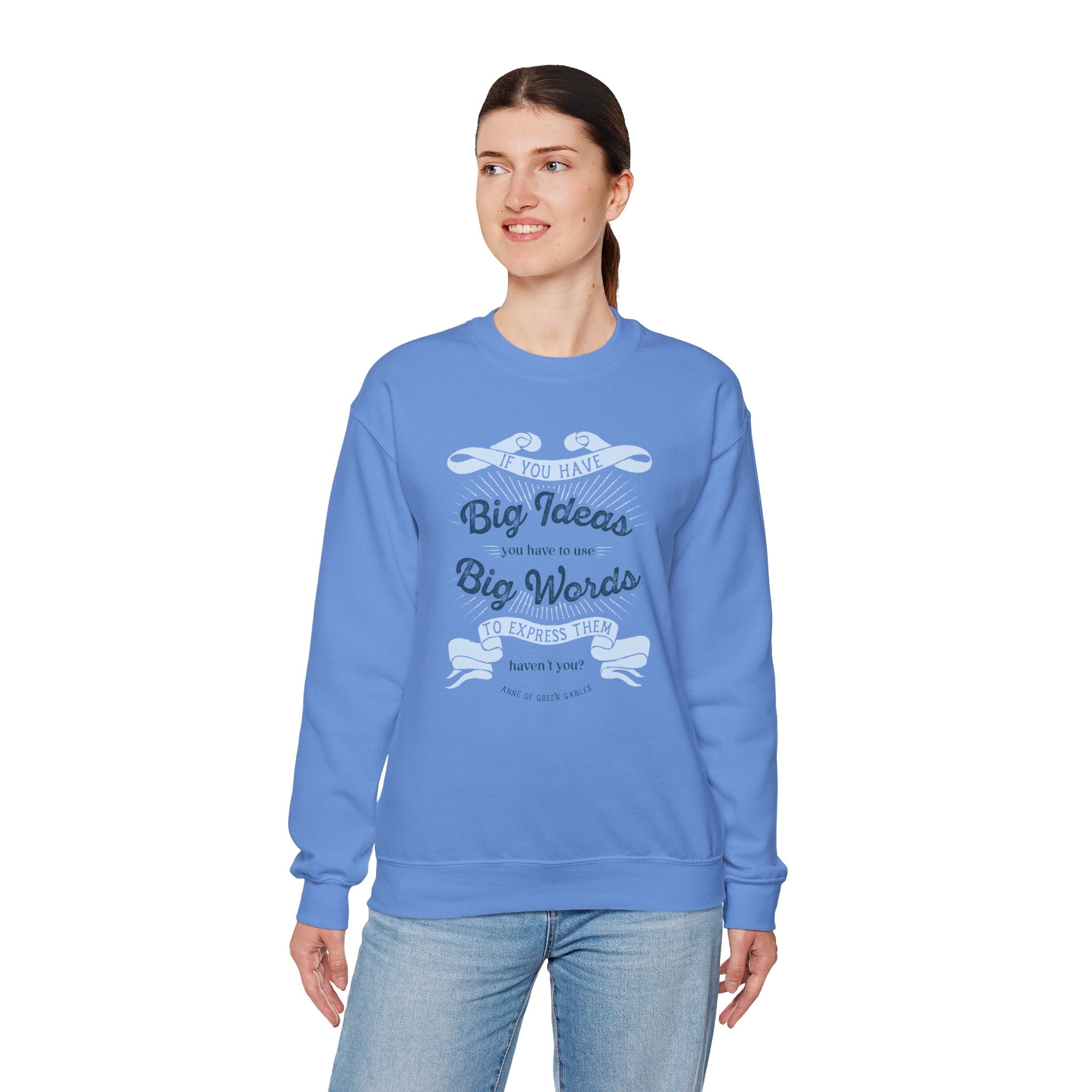 Big Ideas Big Words Graphic Sweatshirt