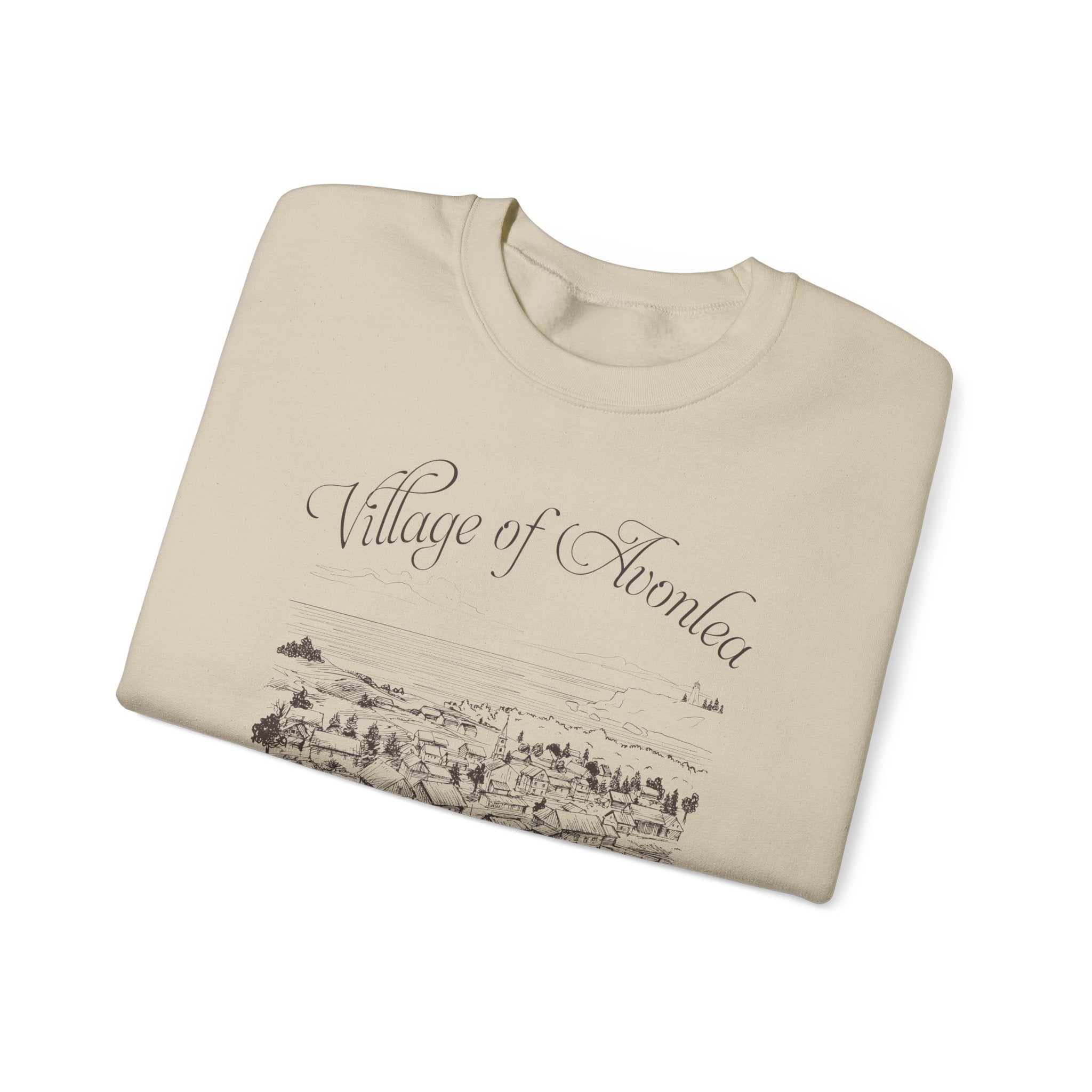 Vintage Village of Avonlea Illustration Sweatshirt