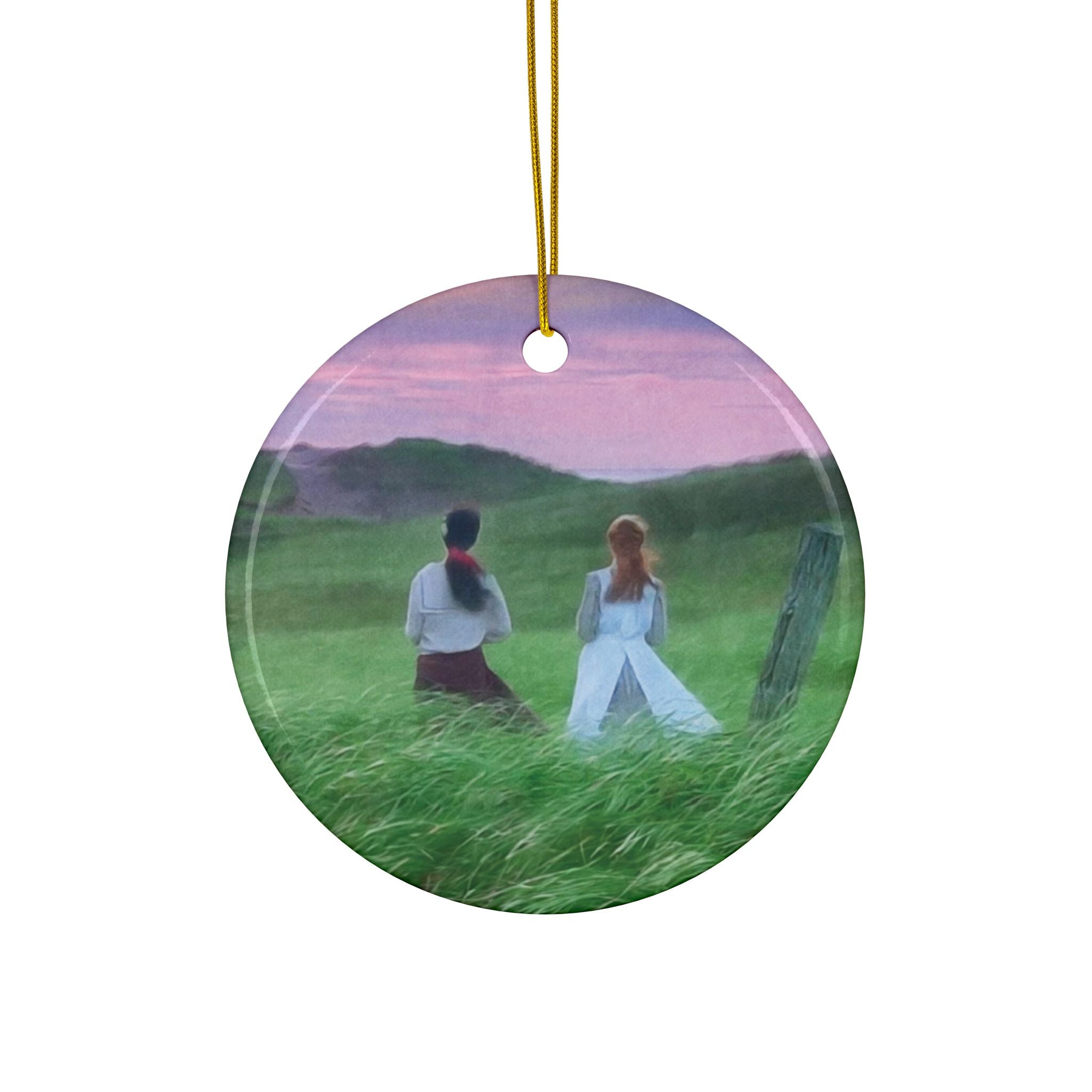 Anne & Diana Kindred Spirits Ceramic Ornament