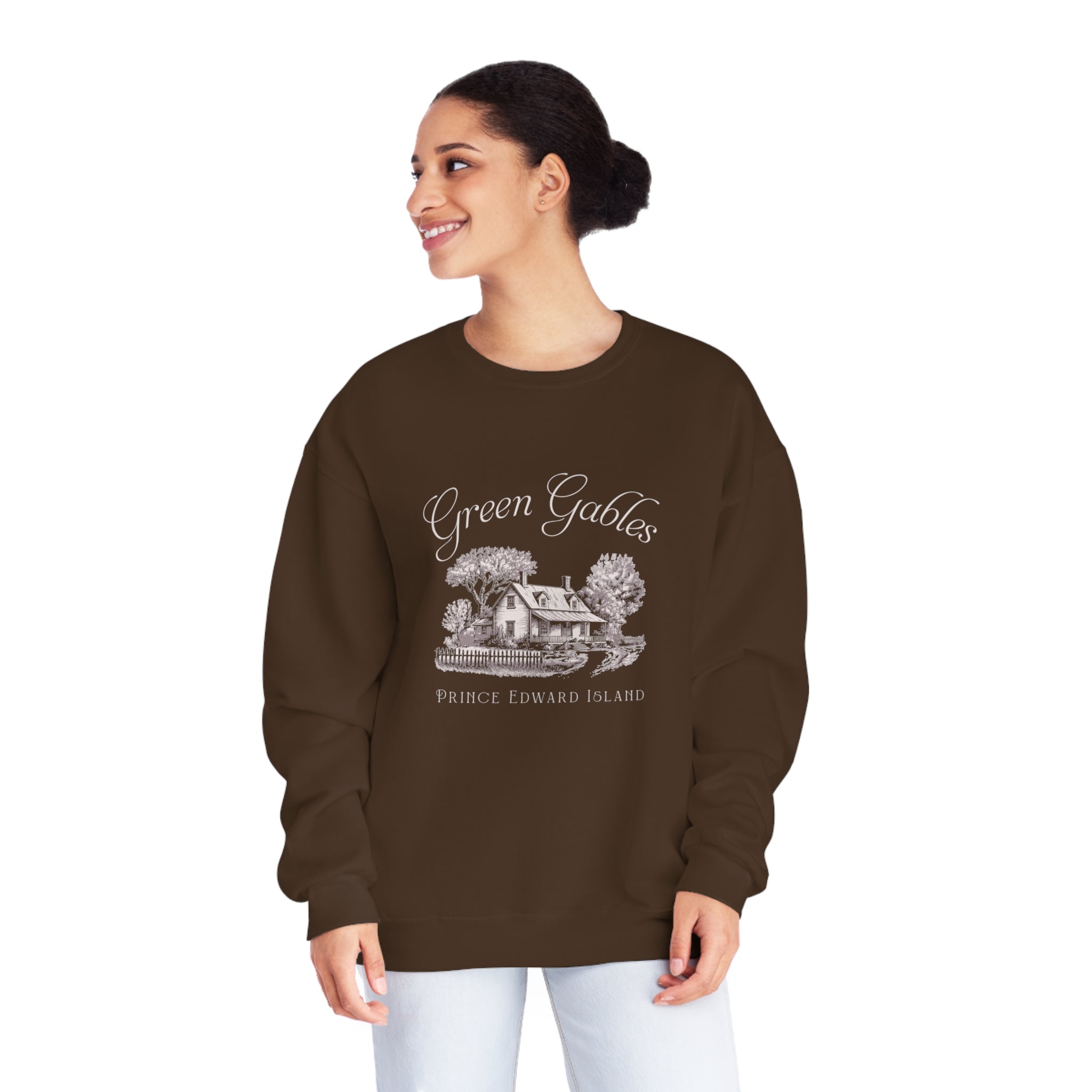 Vintage Green Gables Illustration Sweatshirt