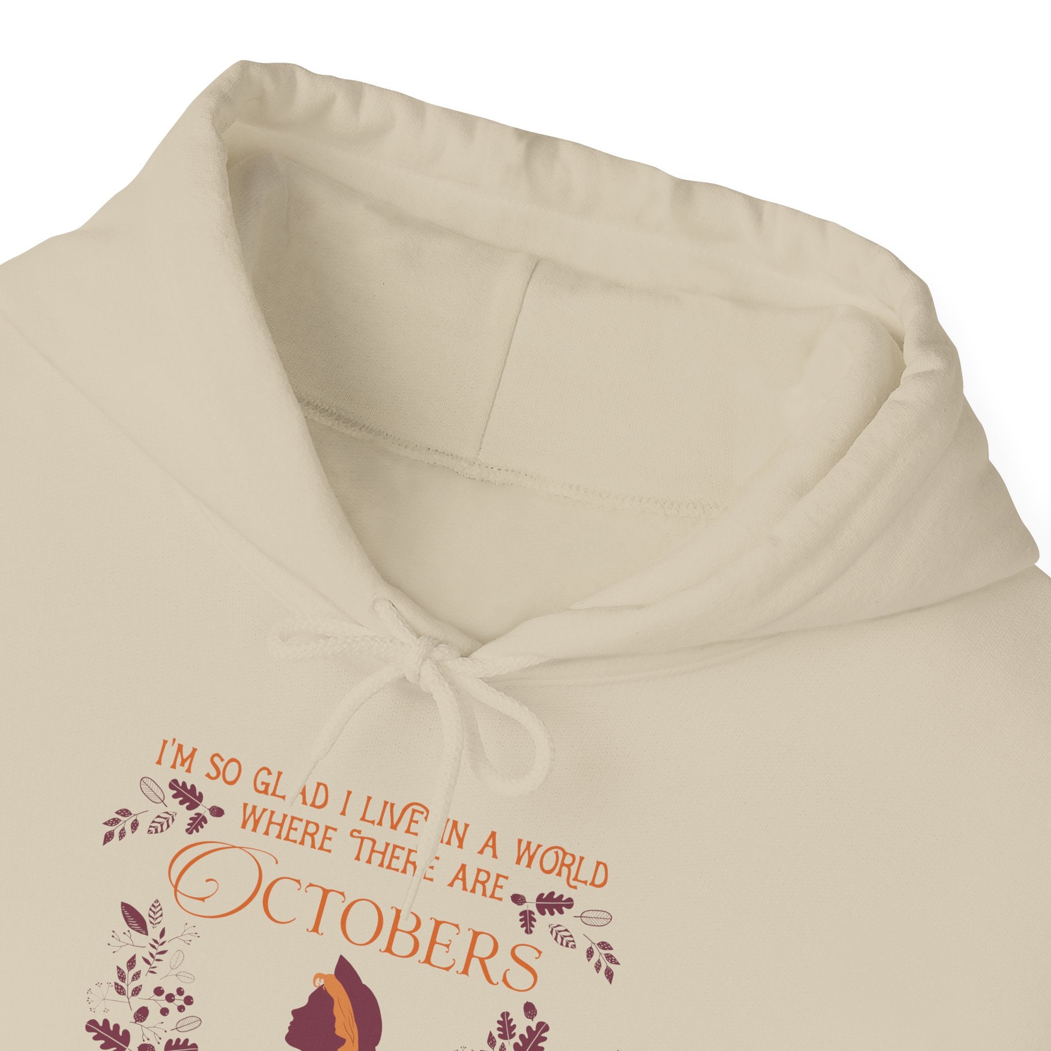 Anne Crest October Quote Hoodie