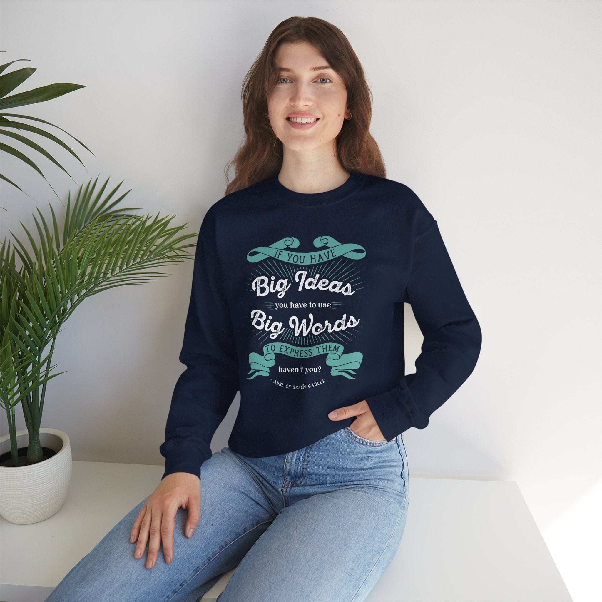 Big Ideas Big Words Graphic Sweatshirt