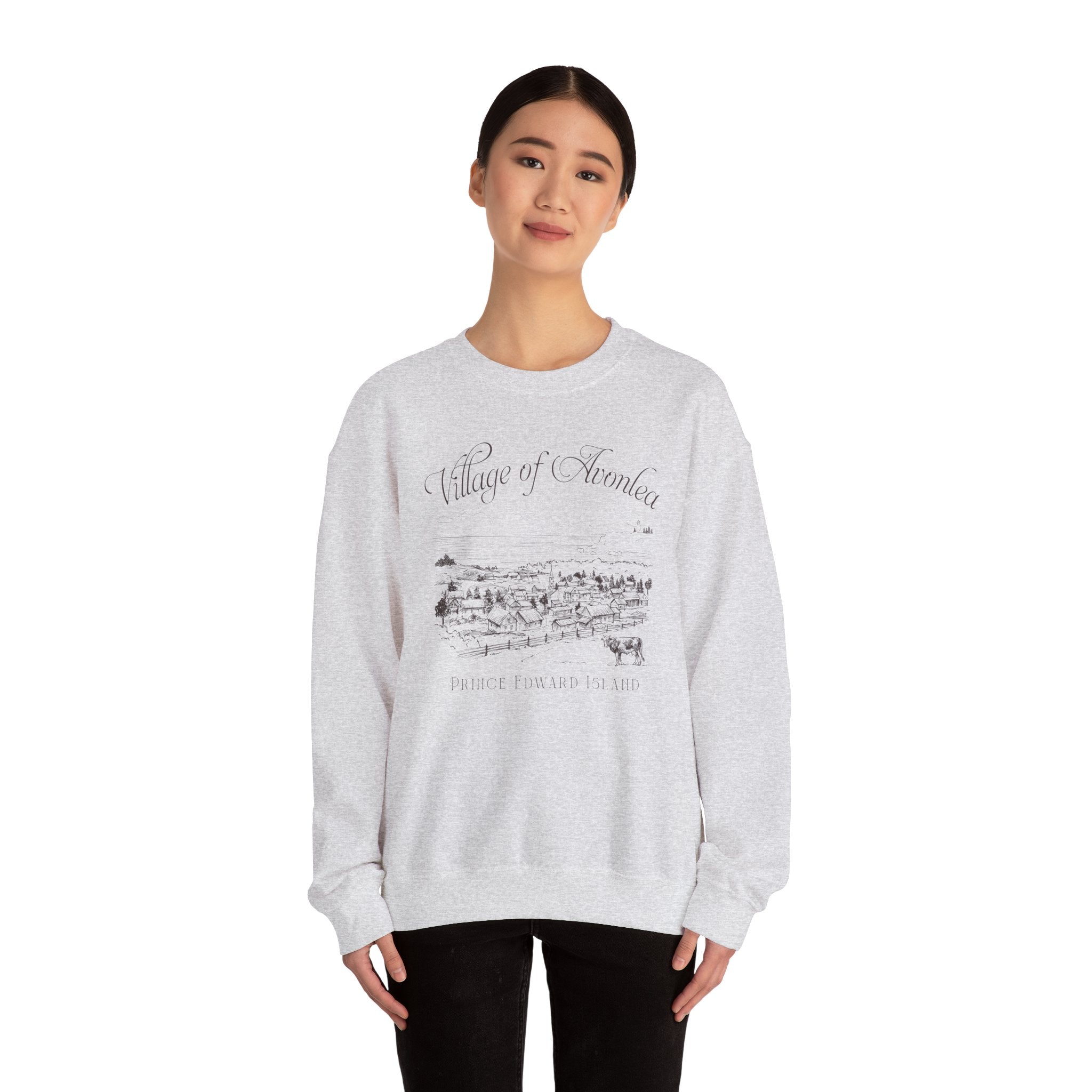 Vintage Village of Avonlea Illustration Sweatshirt