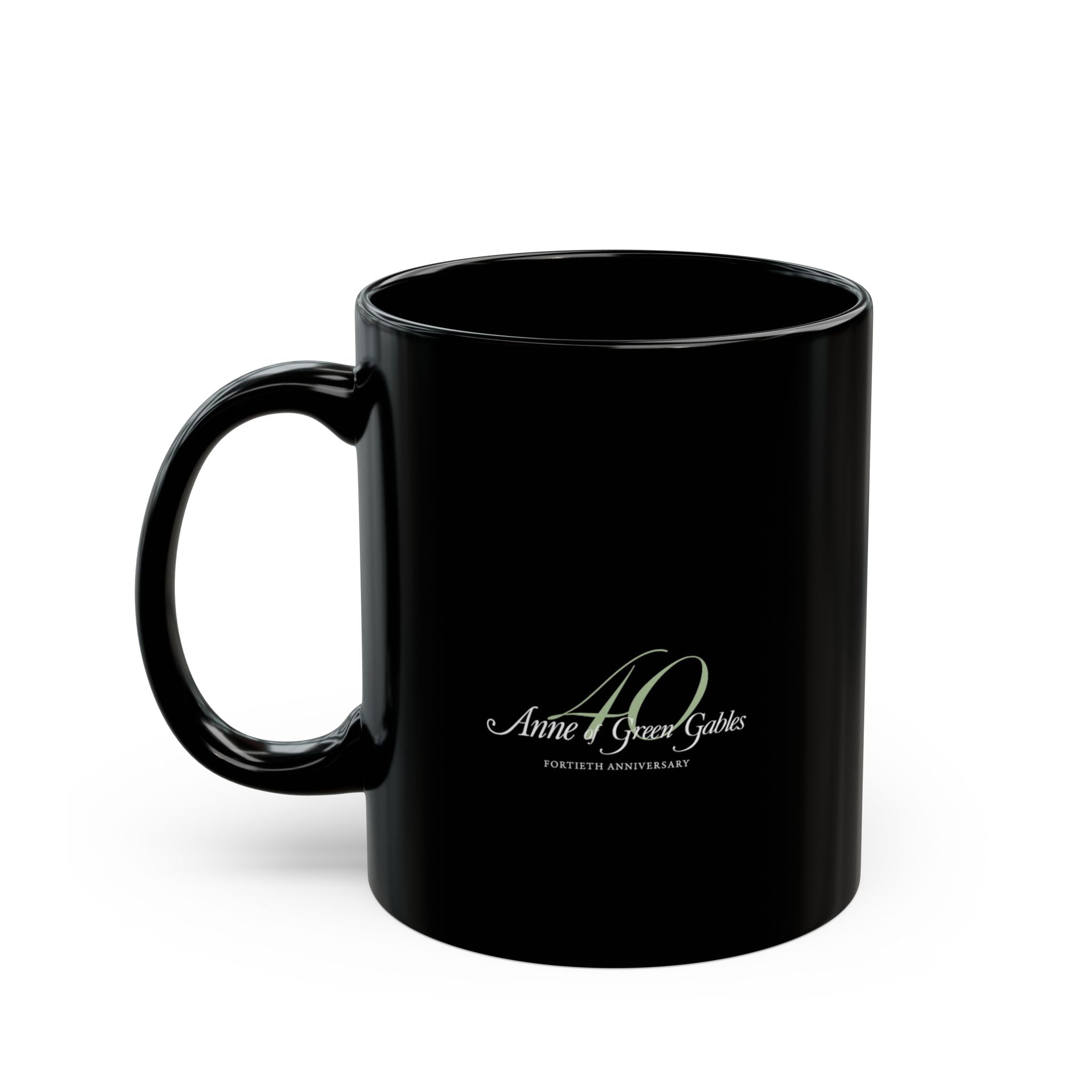 Anne of Green Gables 40th Anniversary Black Mug
